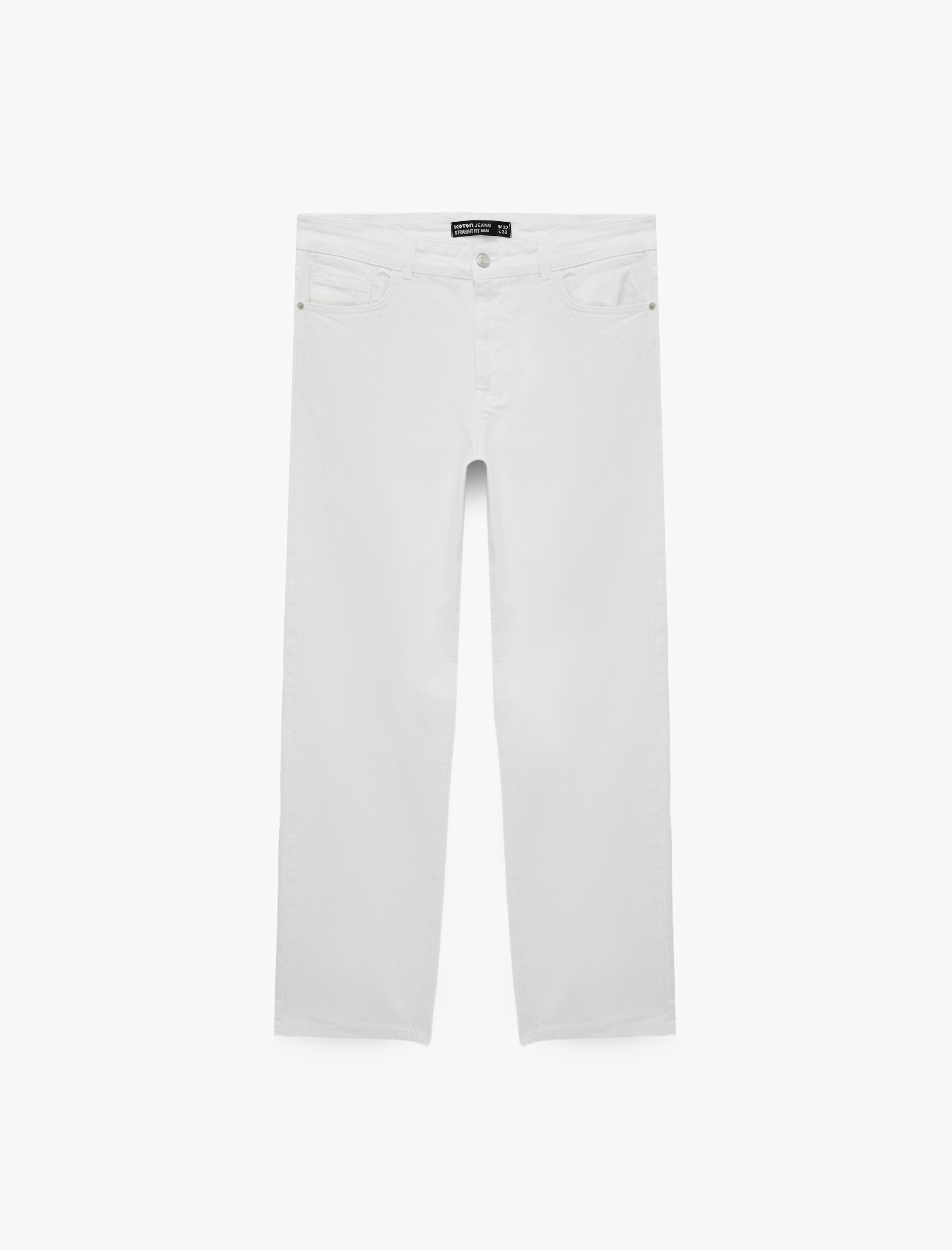   Pamuklu Normal Bel Cepli Straight Fit Jean Pantolon - Mark Jean