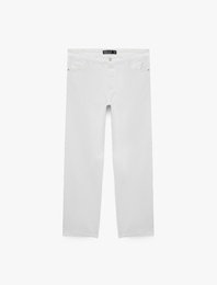 Pamuklu Normal Bel Cepli Straight Fit Jean Pantolon - Mark Jean