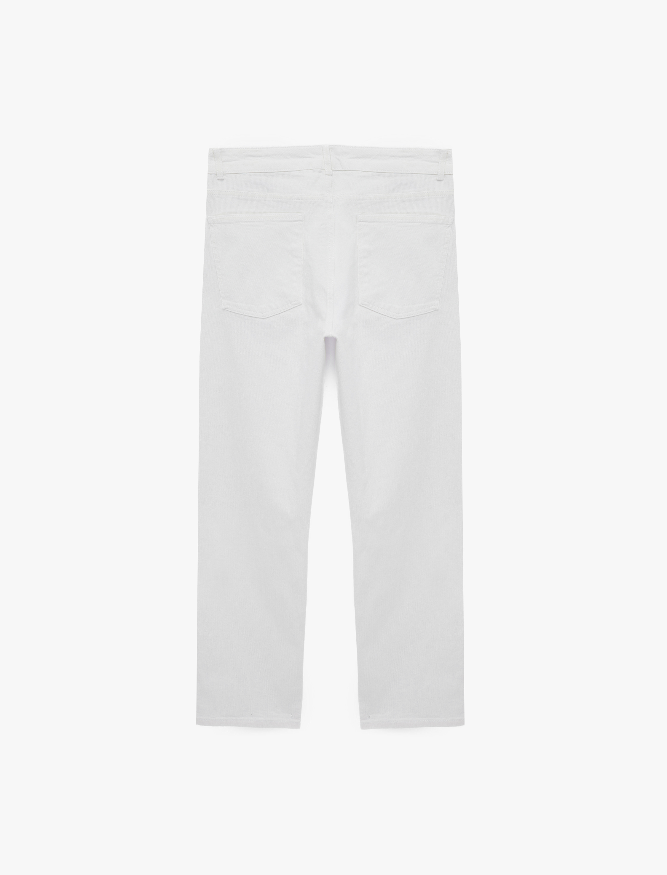   Pamuklu Normal Bel Cepli Straight Fit Jean Pantolon - Mark Jean