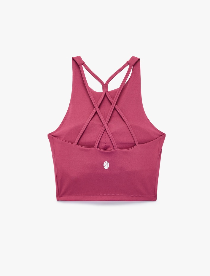  Slim Fit Çapraz Sırt Askılı Sporcu Sütyeni