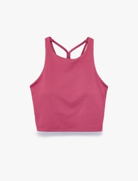 Slim Fit Çapraz Sırt Askılı Sporcu Sütyeni