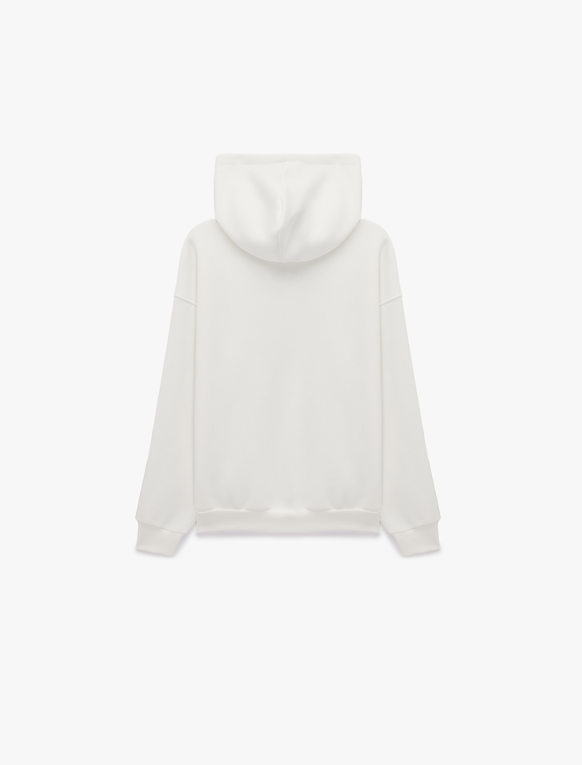   Şardonlu Uzun Kollu Kanguru Cep Detaylı Kapüşonlu Fermuarlı Baskılı Sweatshirt