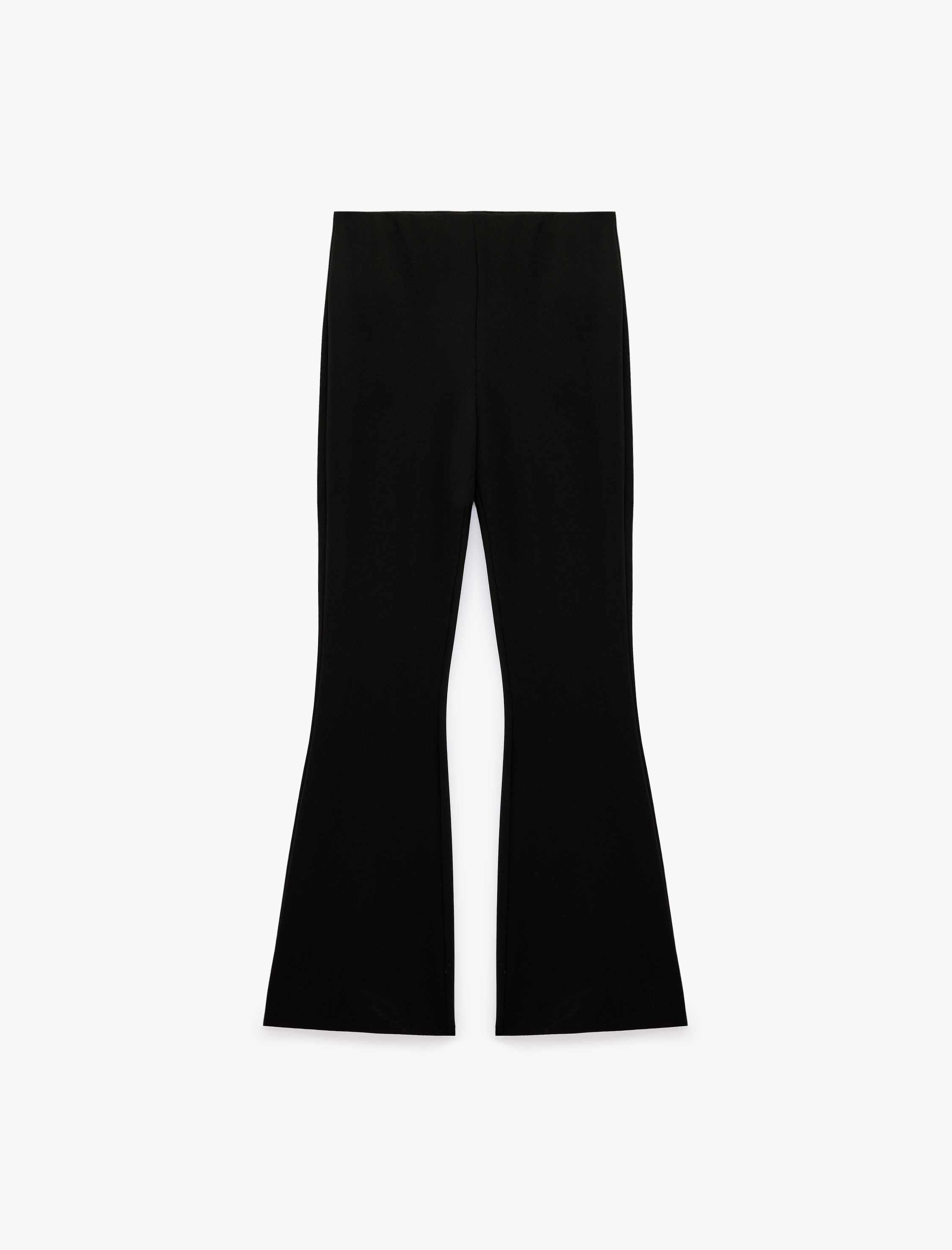  Krep Scuba Kumaş Slim Fit İspanyol Paça Tayt Pantolon
