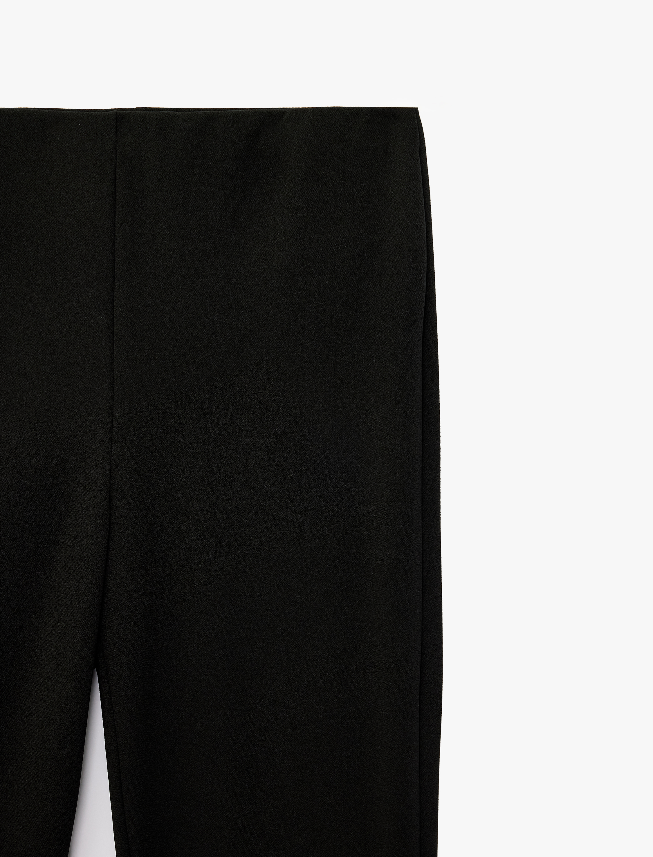   Krep Scuba Kumaş Slim Fit İspanyol Paça Tayt Pantolon