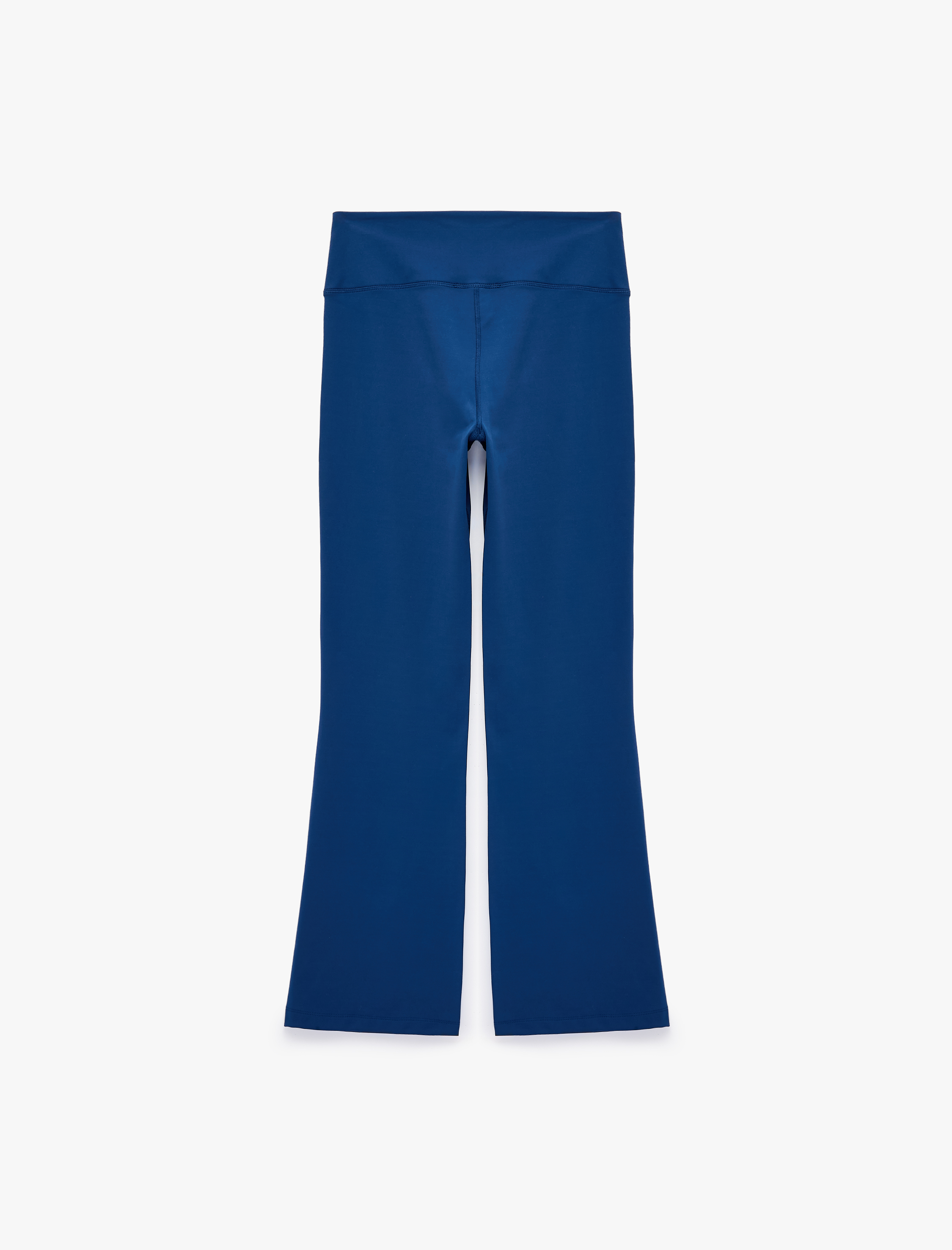   Slim Fit Yüksek Bel İspanyol Paça Spor Tayt