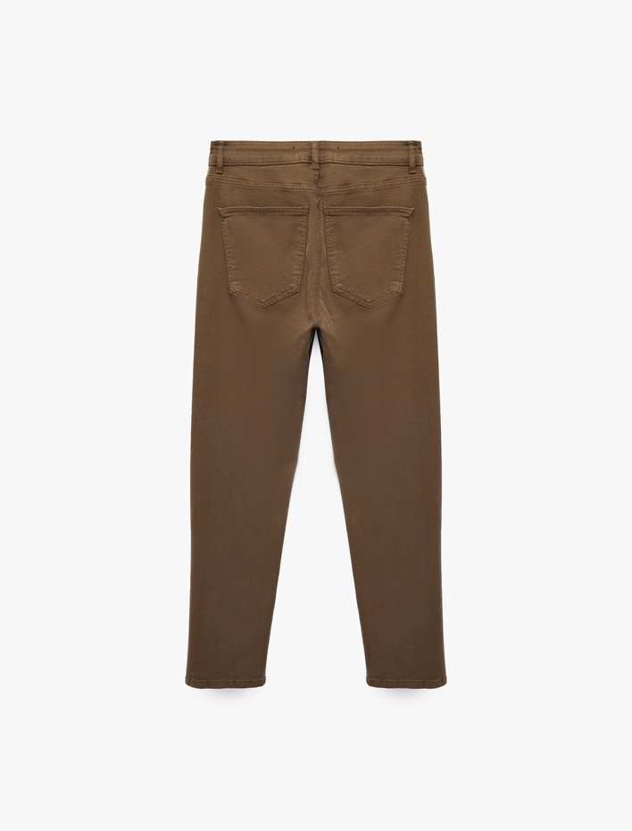  Pamuklu Normal Bel Cepli Tapered Fit Jean Pantolon - Joe Jean