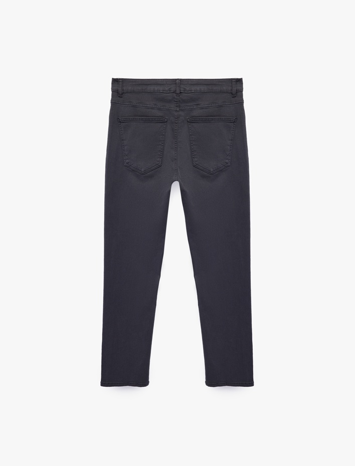  Pamuklu Normal Bel Cepli Tapered Fit Jean Pantolon - Joe Jean