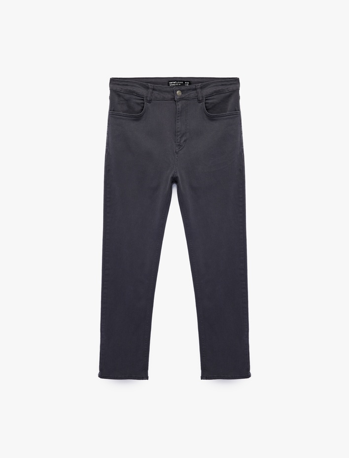  Pamuklu Normal Bel Cepli Tapered Fit Jean Pantolon - Joe Jean