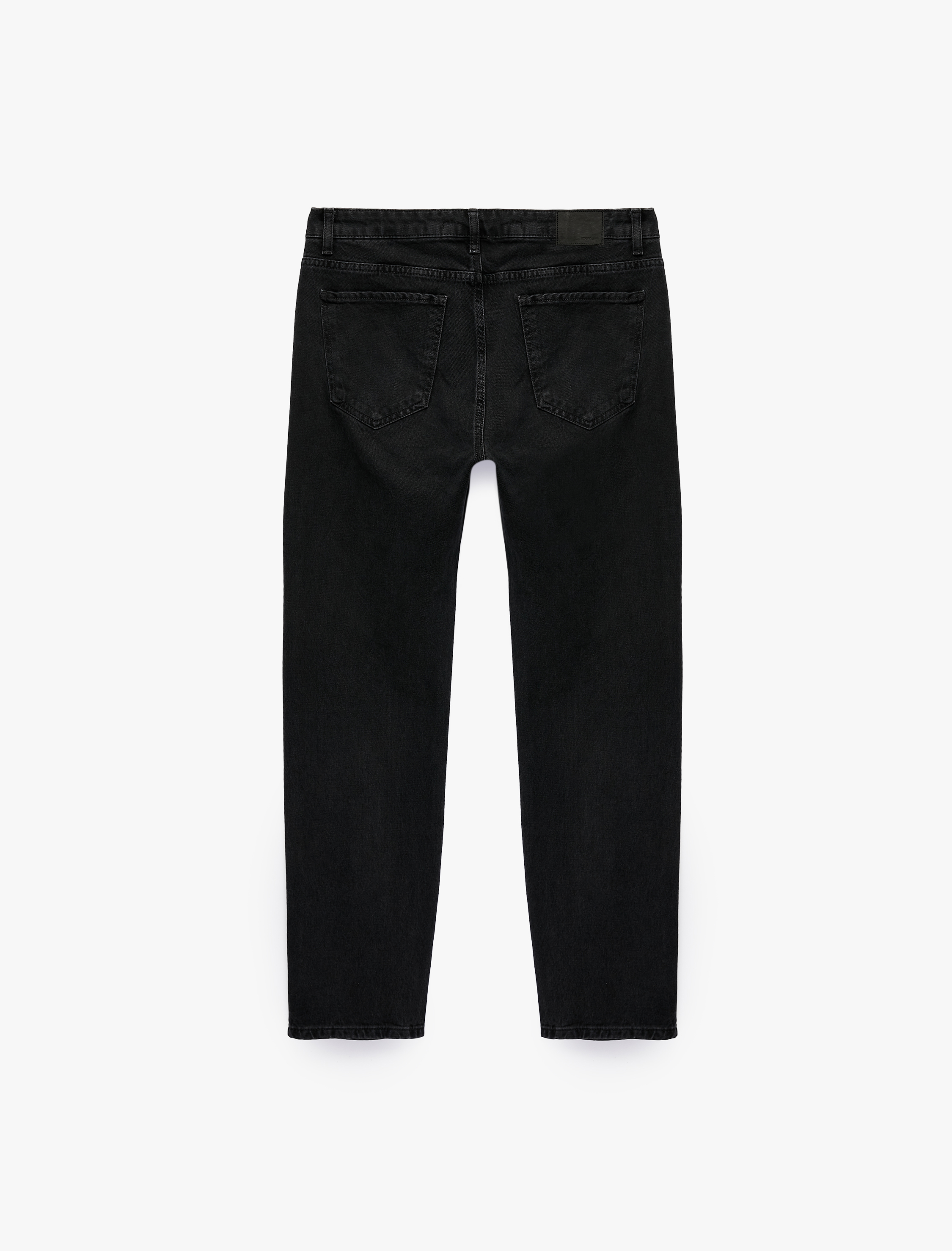   Pamuklu Normal Bel Cepli Vintage Straight Fit Jean Pantolon