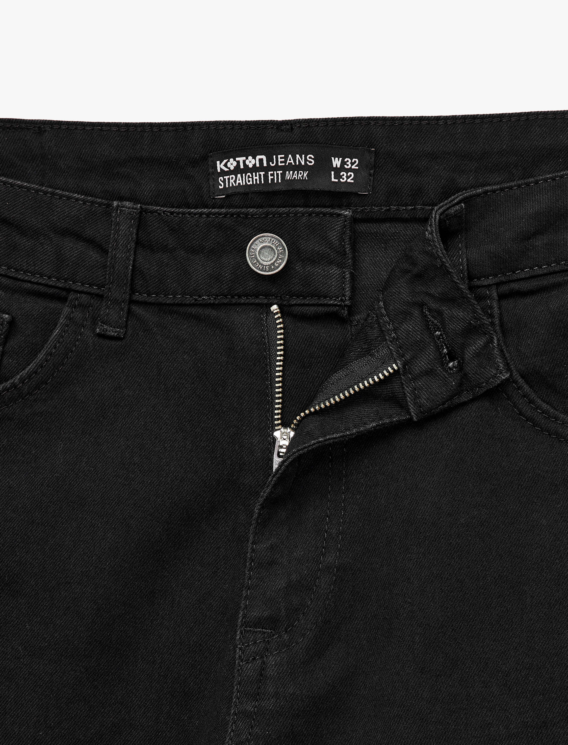   Pamuklu Normal Bel Cepli Straight Fit Jean Pantolon - Mark Jean