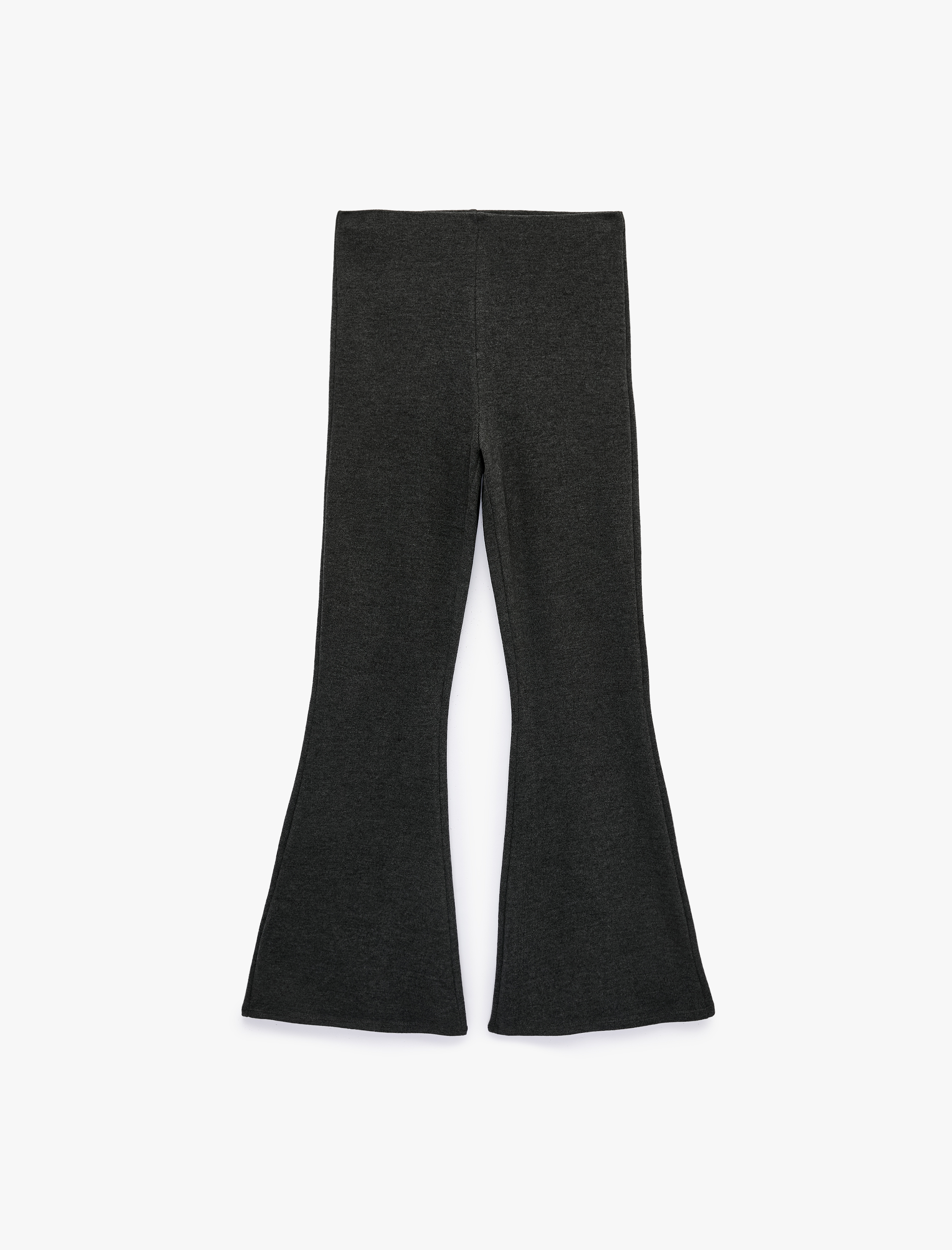   Standart Bel Slim Fit Geniş İspanyol Paça Pantolon