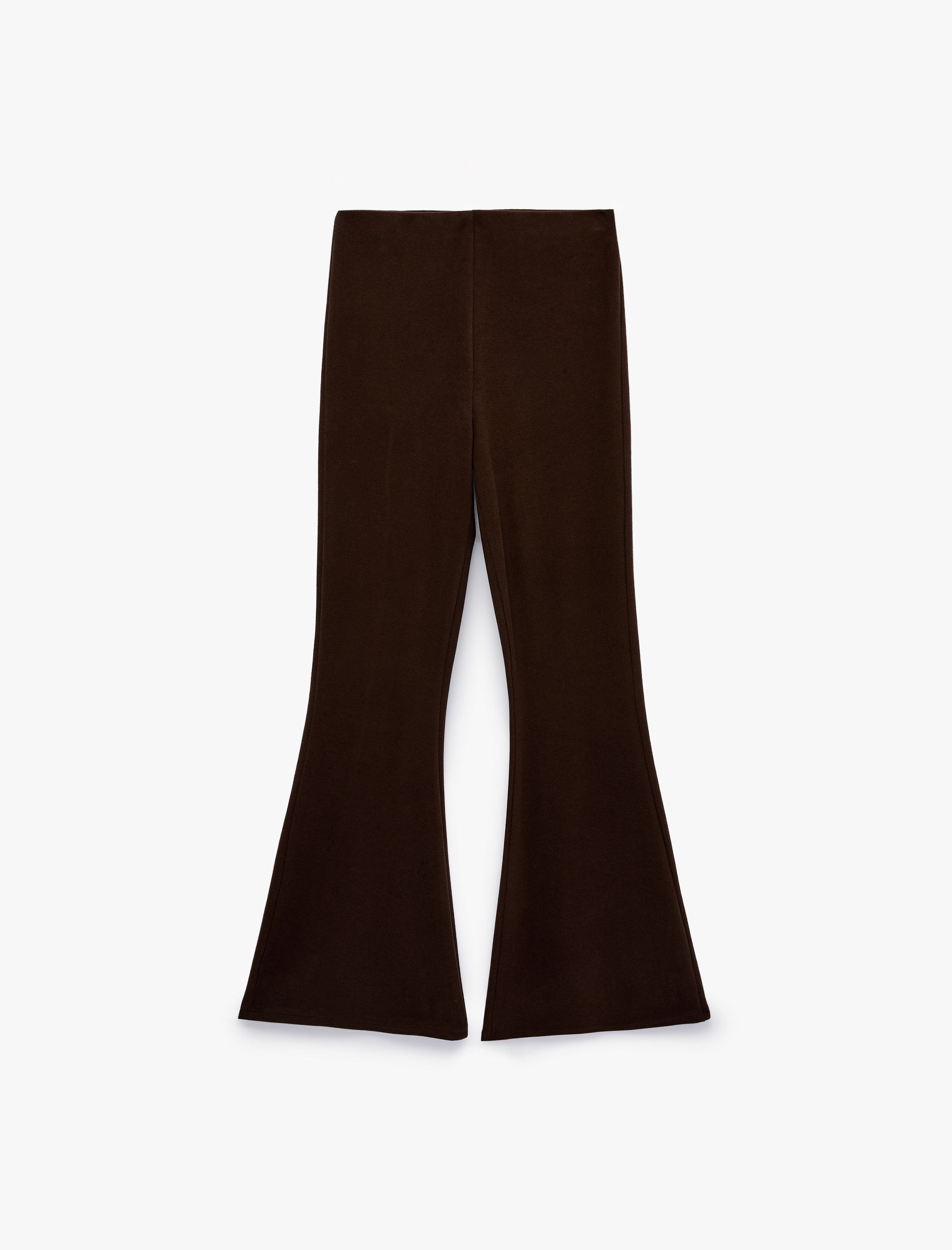   Standart Bel Slim Fit Geniş İspanyol Paça Pantolon