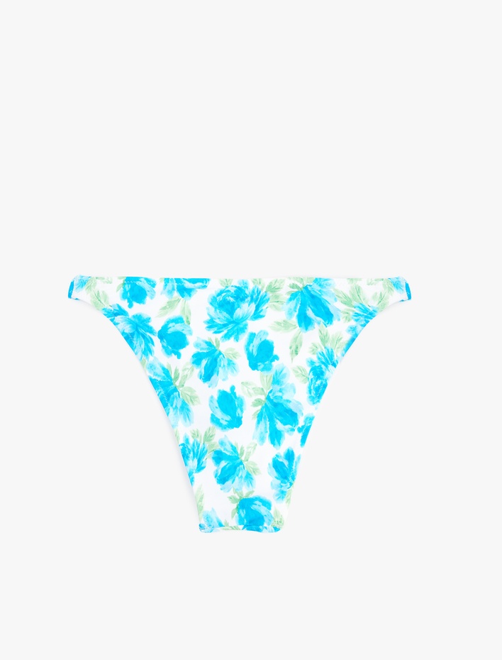  Çiçek Desenli Bikini Altı