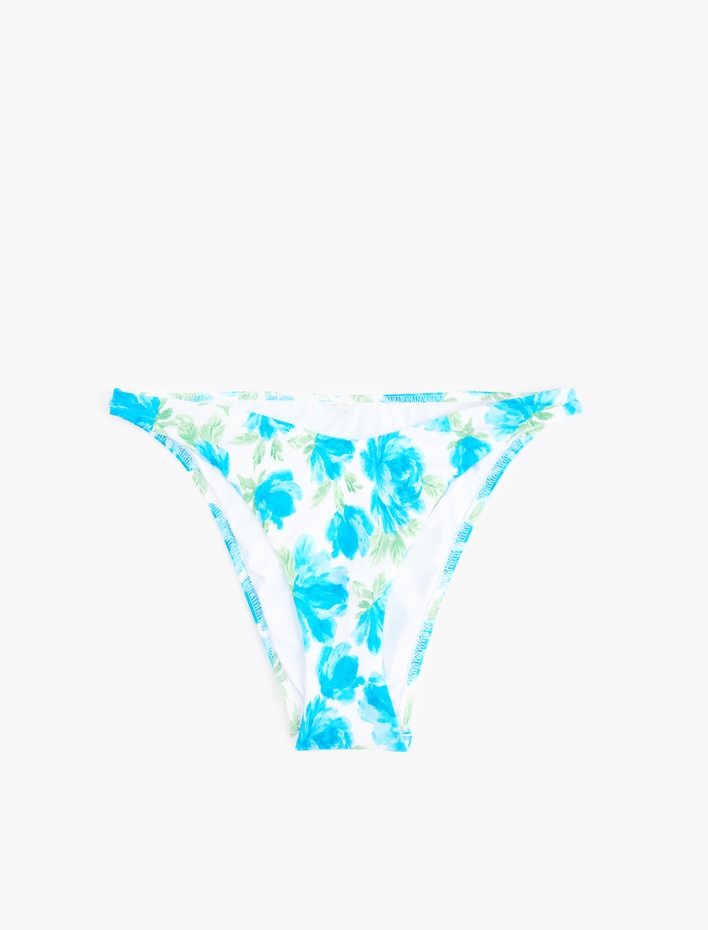  Çiçek Desenli Bikini Altı