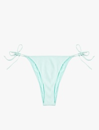 Koton X Sibil Çetinkaya - Yanları İpli Parıltılı Mikro Bikini Altı