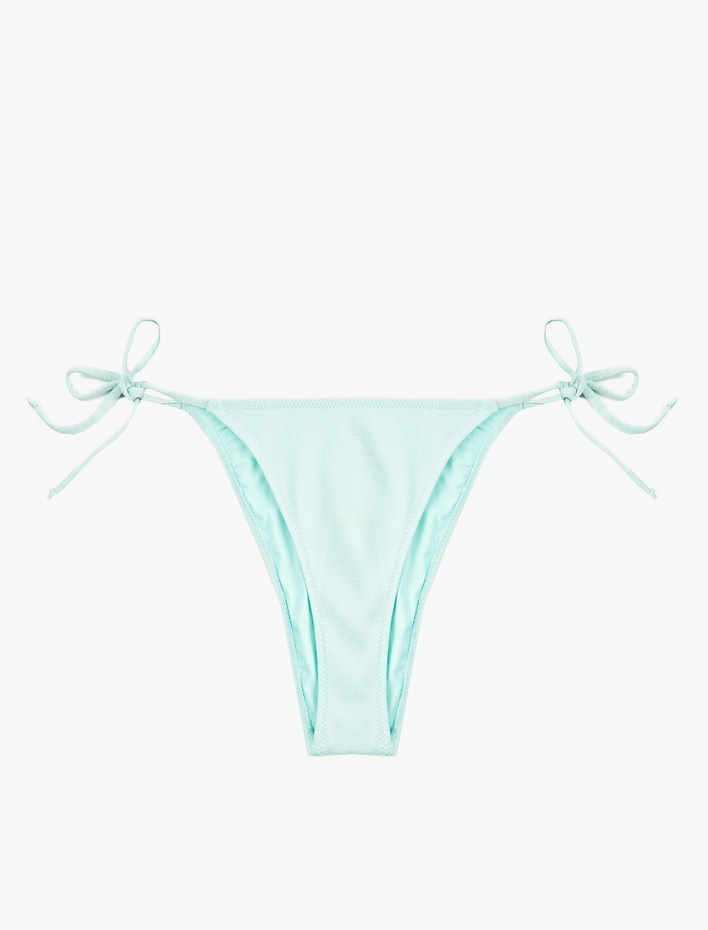  Koton X Sibil Çetinkaya - Yanları İpli Parıltılı Mikro Bikini Altı