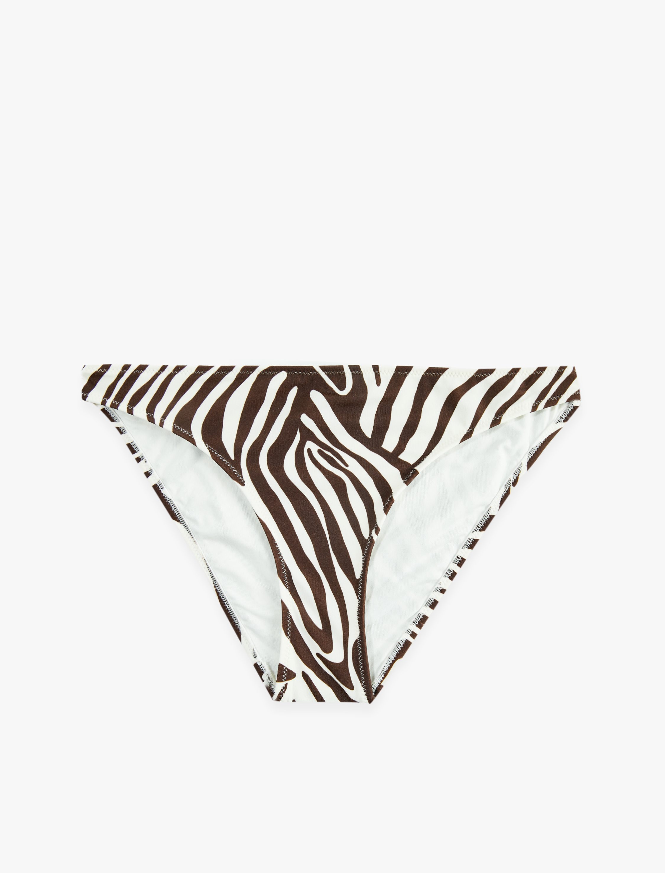   Zebra Desenli Bikini Altı