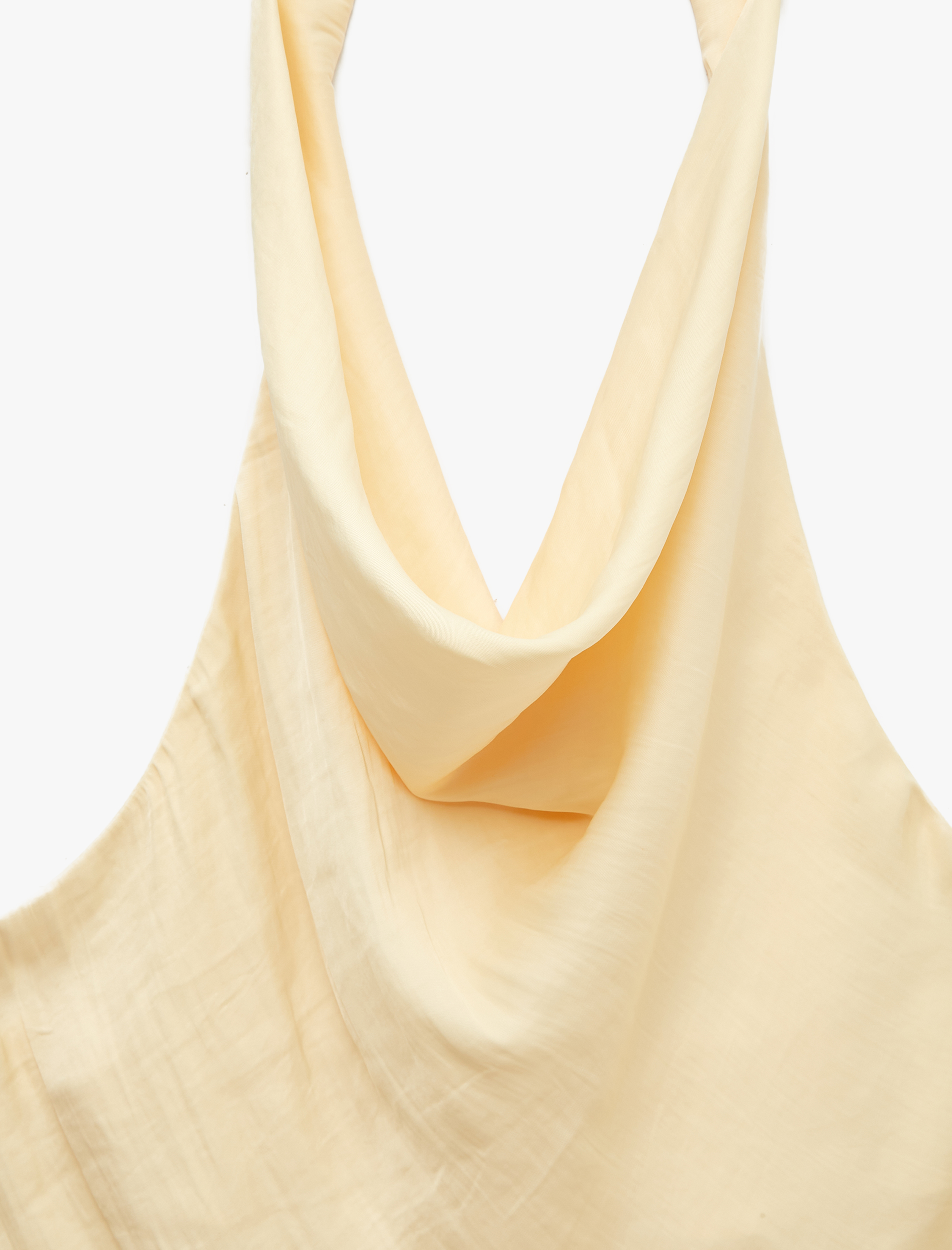   Degaje Halter Yaka Saten Bluz