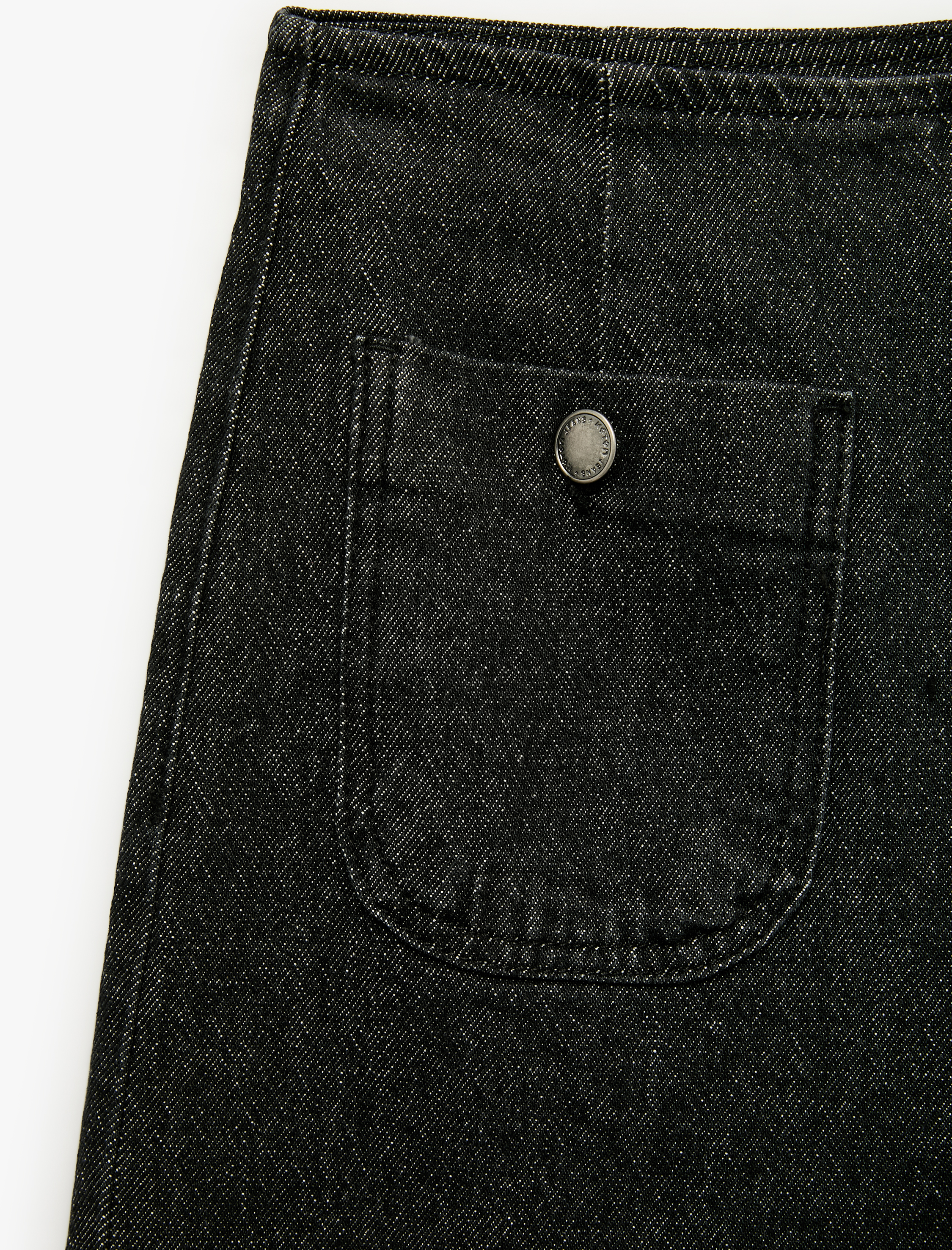   Pamuklu Cepli Normal Bel Culotte Pantolon - Culotte Jeans