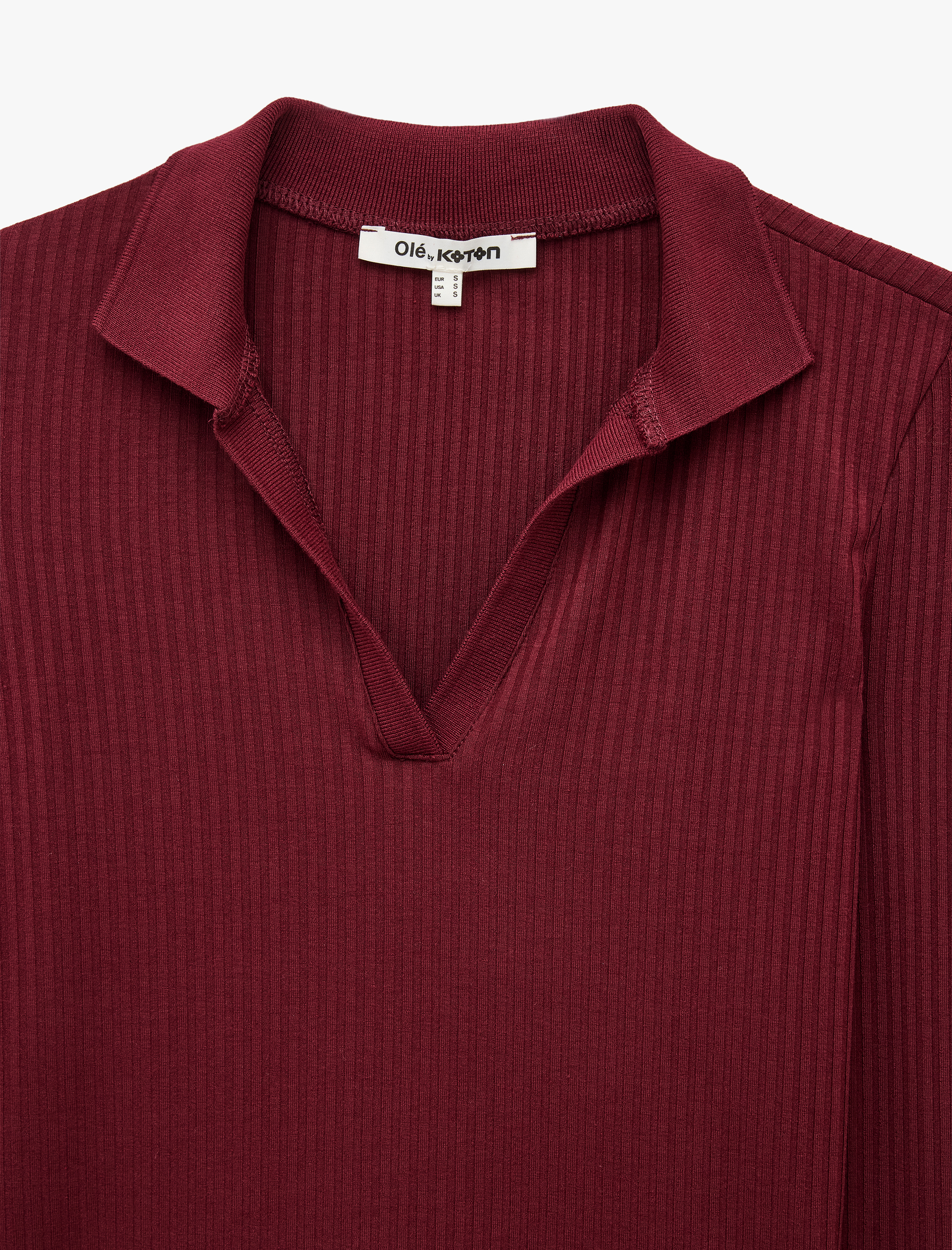   Kaşkorse Uzun Kollu Slim Fit Polo Yaka Tişört