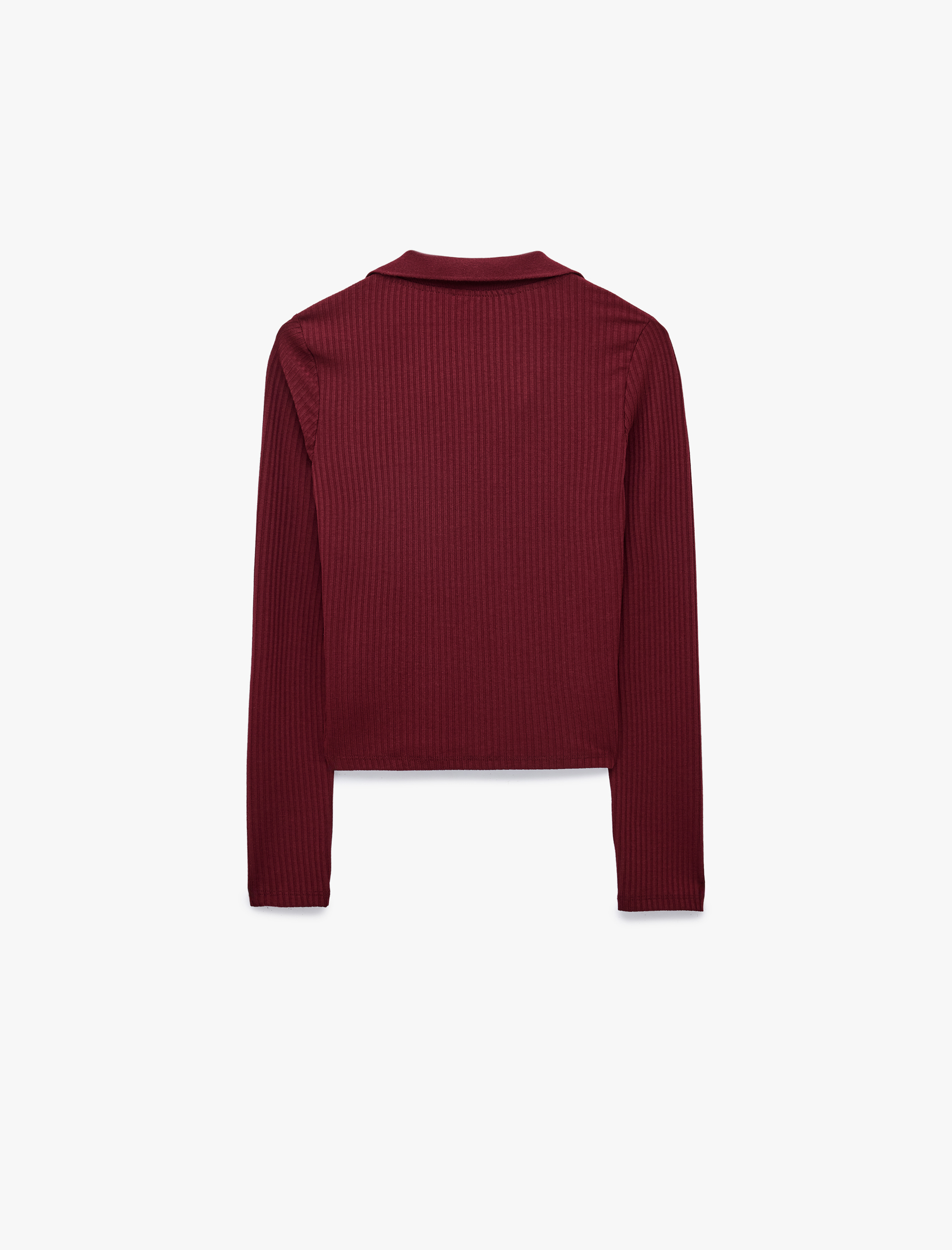   Kaşkorse Uzun Kollu Slim Fit Polo Yaka Tişört