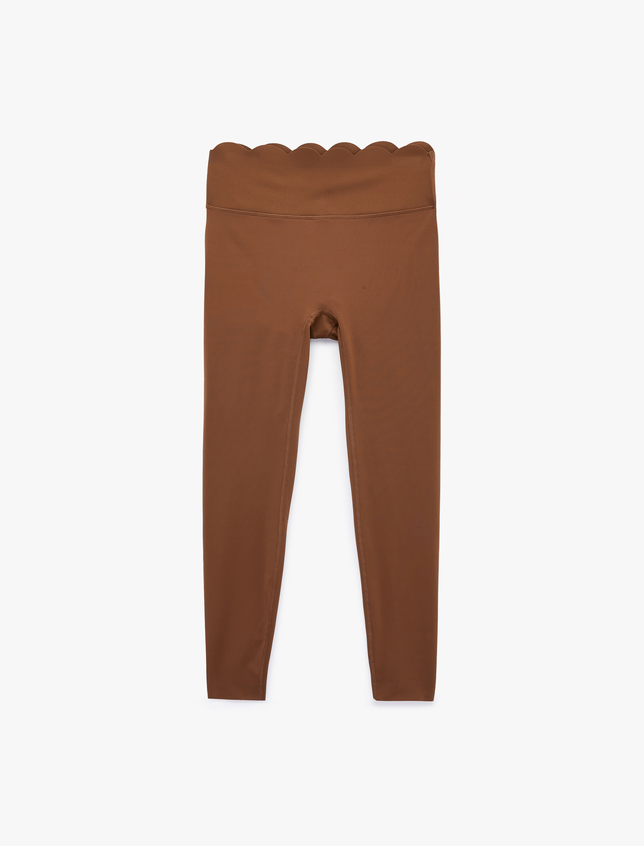   Yüksek Bel Slim Fit Lazer Kesim Spor Tayt