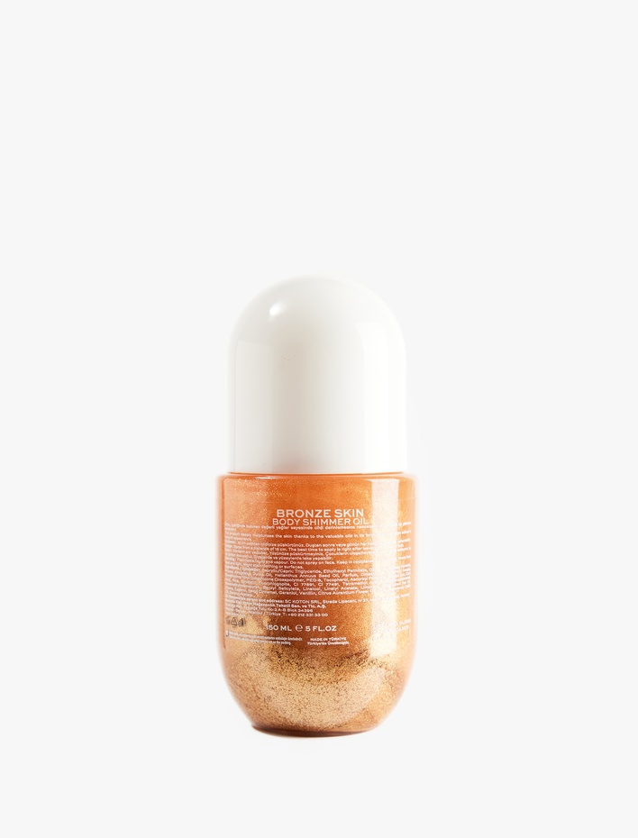 Kadın Bronze Skin Simli Vücut Yağı 150 ML