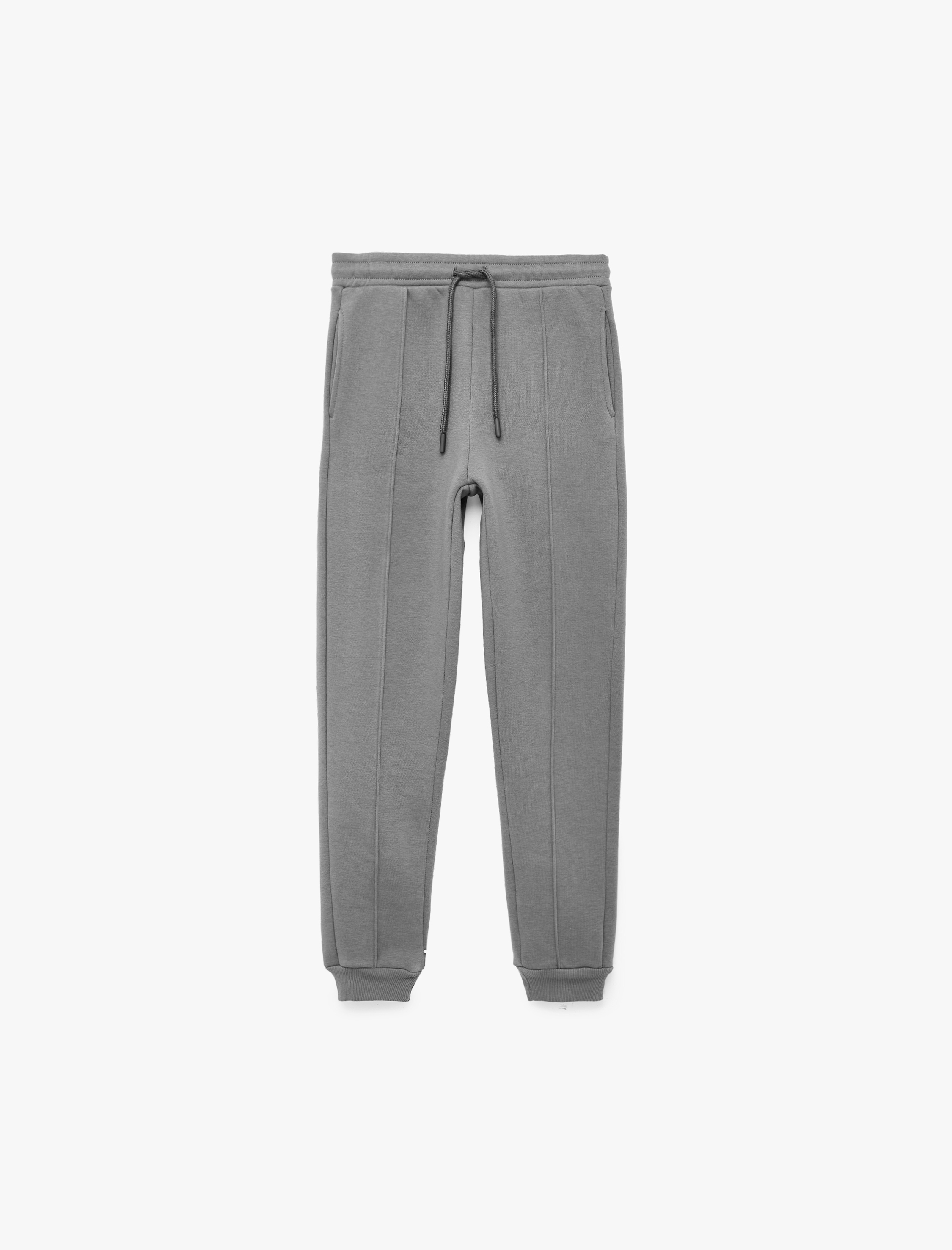  Erkek Çocuk Şardonlu Cepli Jogger Eşofman Altı