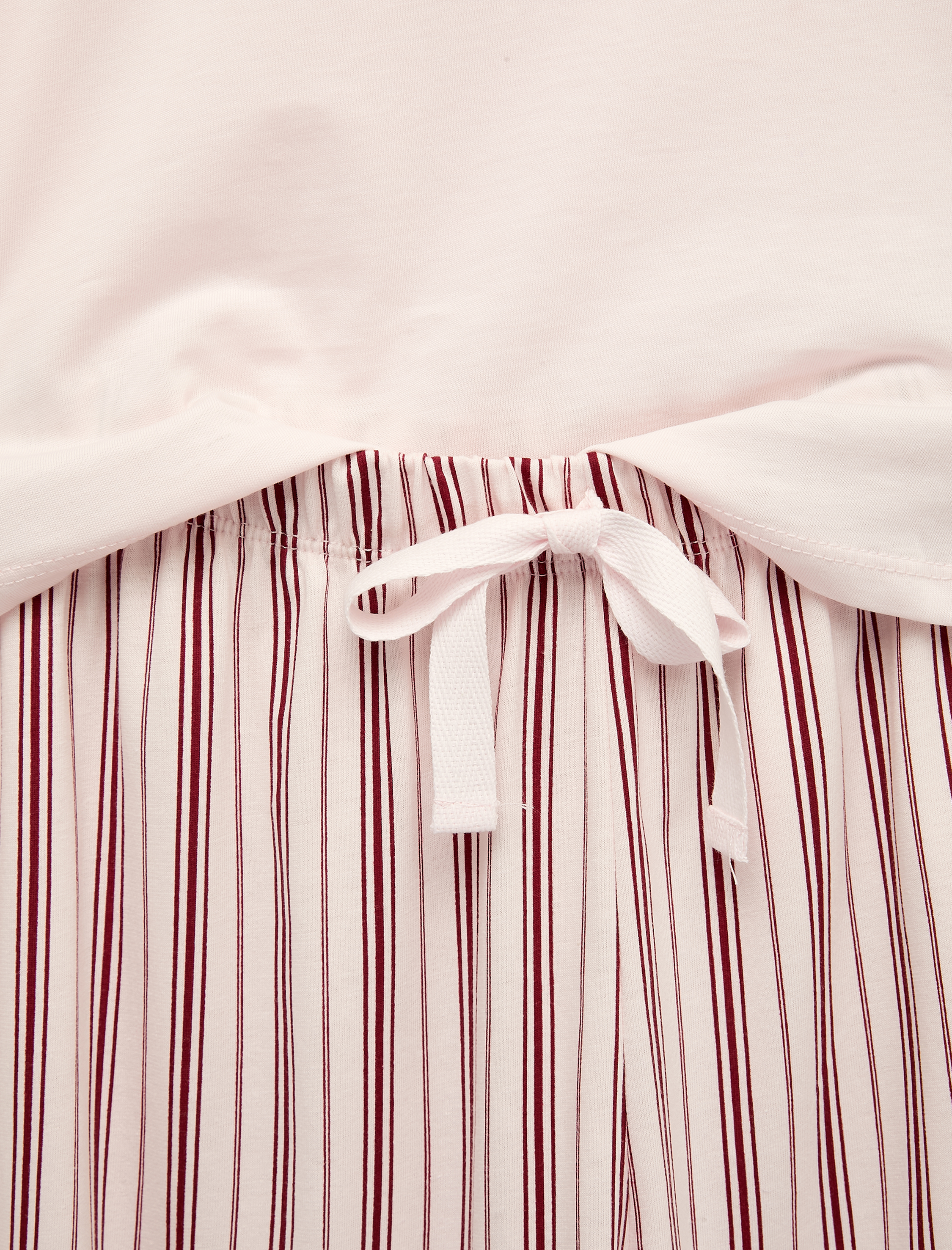   Kısa Kollu Bisiklet Yaka Rahat Kalıp Baskılı Pijama Takımı