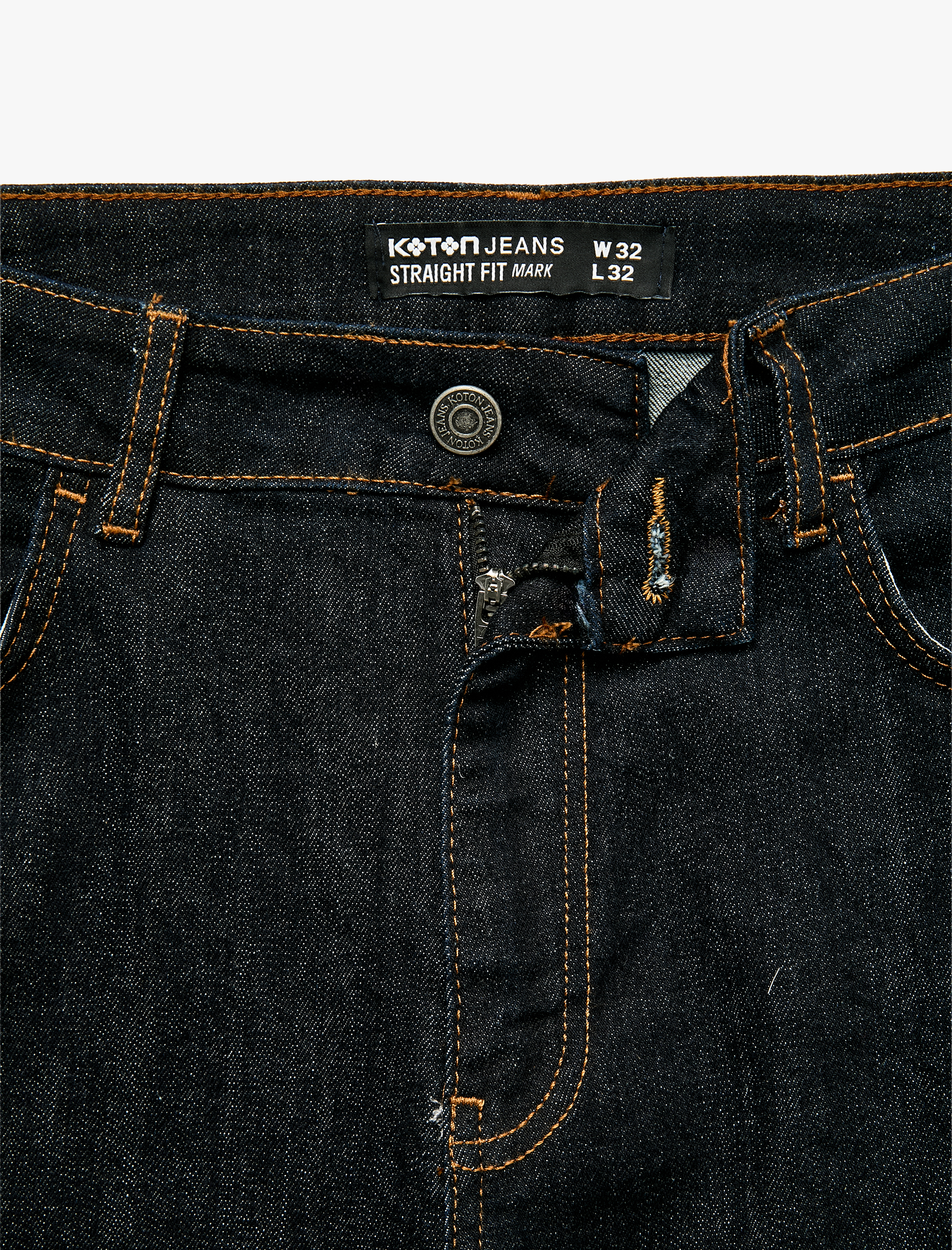   Normal Bel Pamuklu Straight Fit Jean Pantolon - Mark Jean