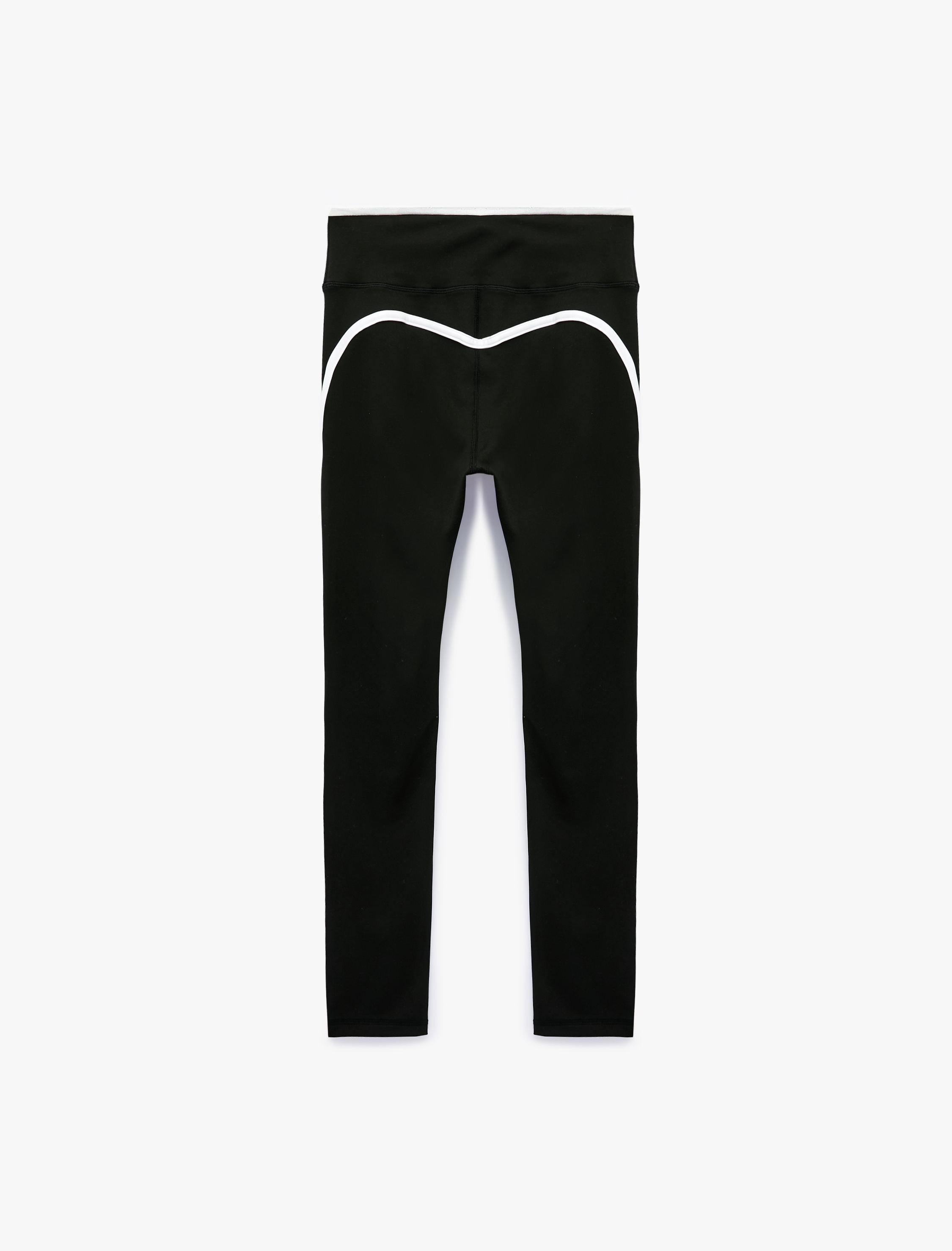   Yüksek Bel Biyeli Slim Fit Spor Tayt