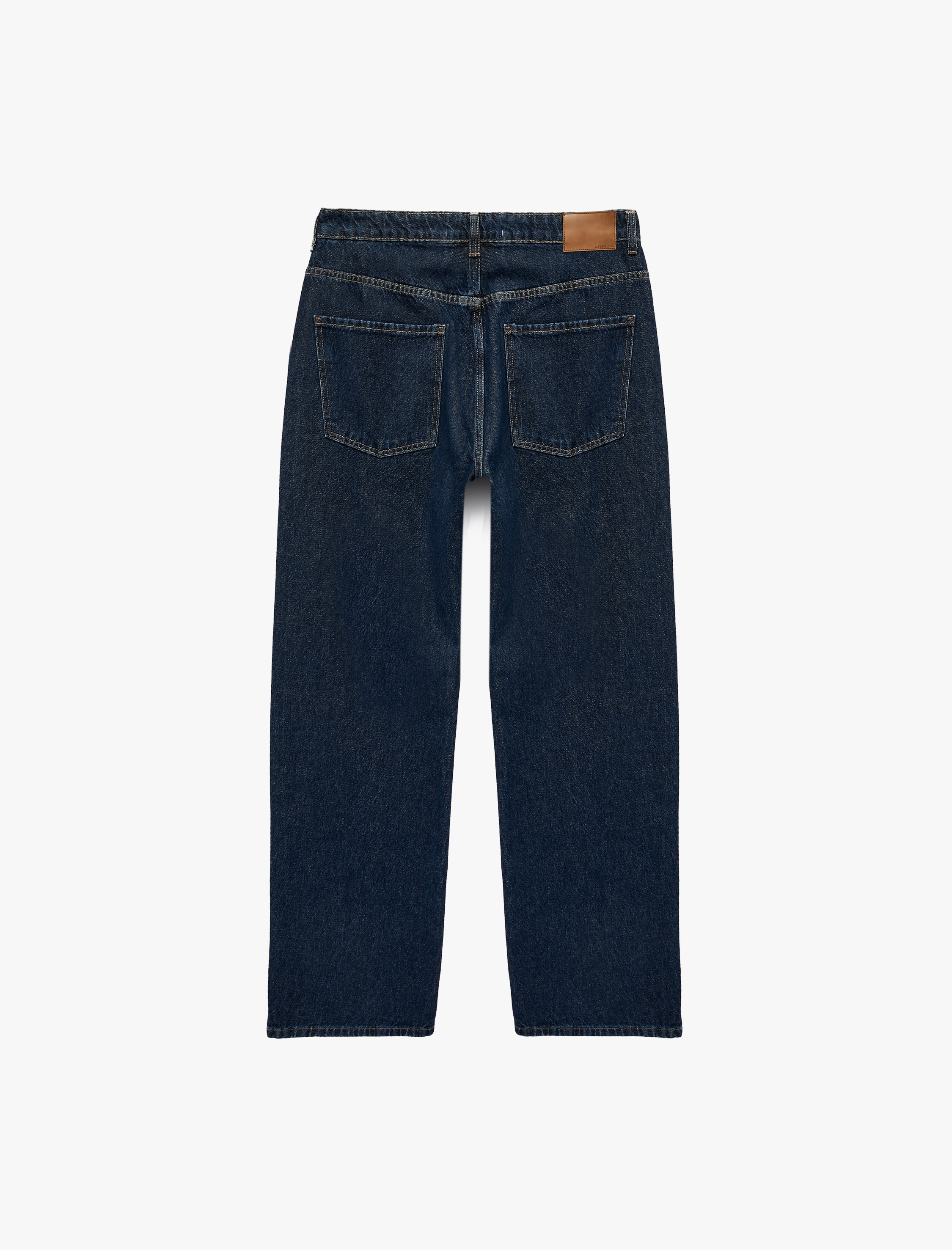   Pamuklu Normal Bel Cepli Loose Fit Jean Pantolon