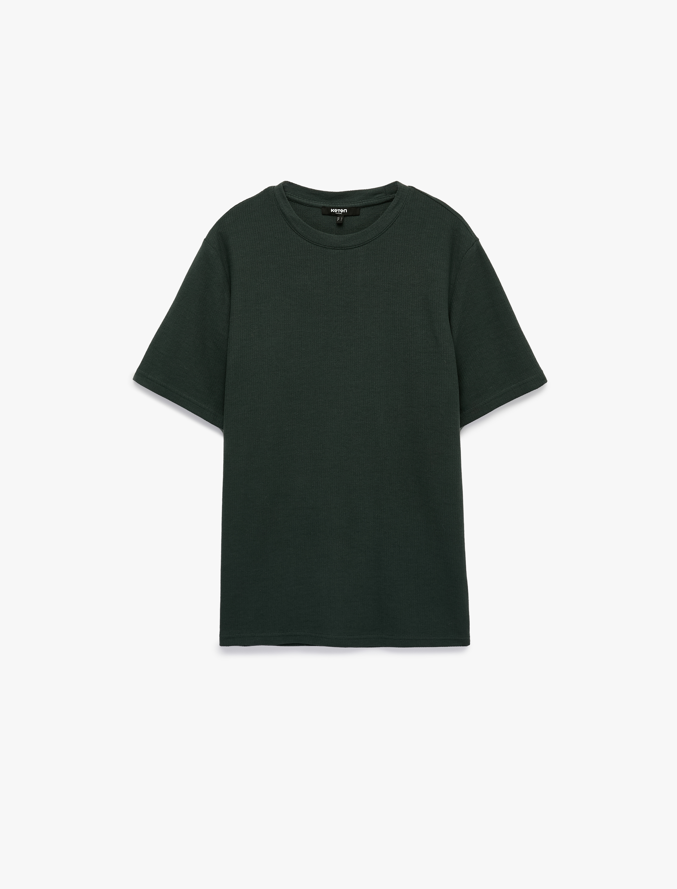   Regular Fit Kısa Kollu Bisiklet Yaka Basic Tişört