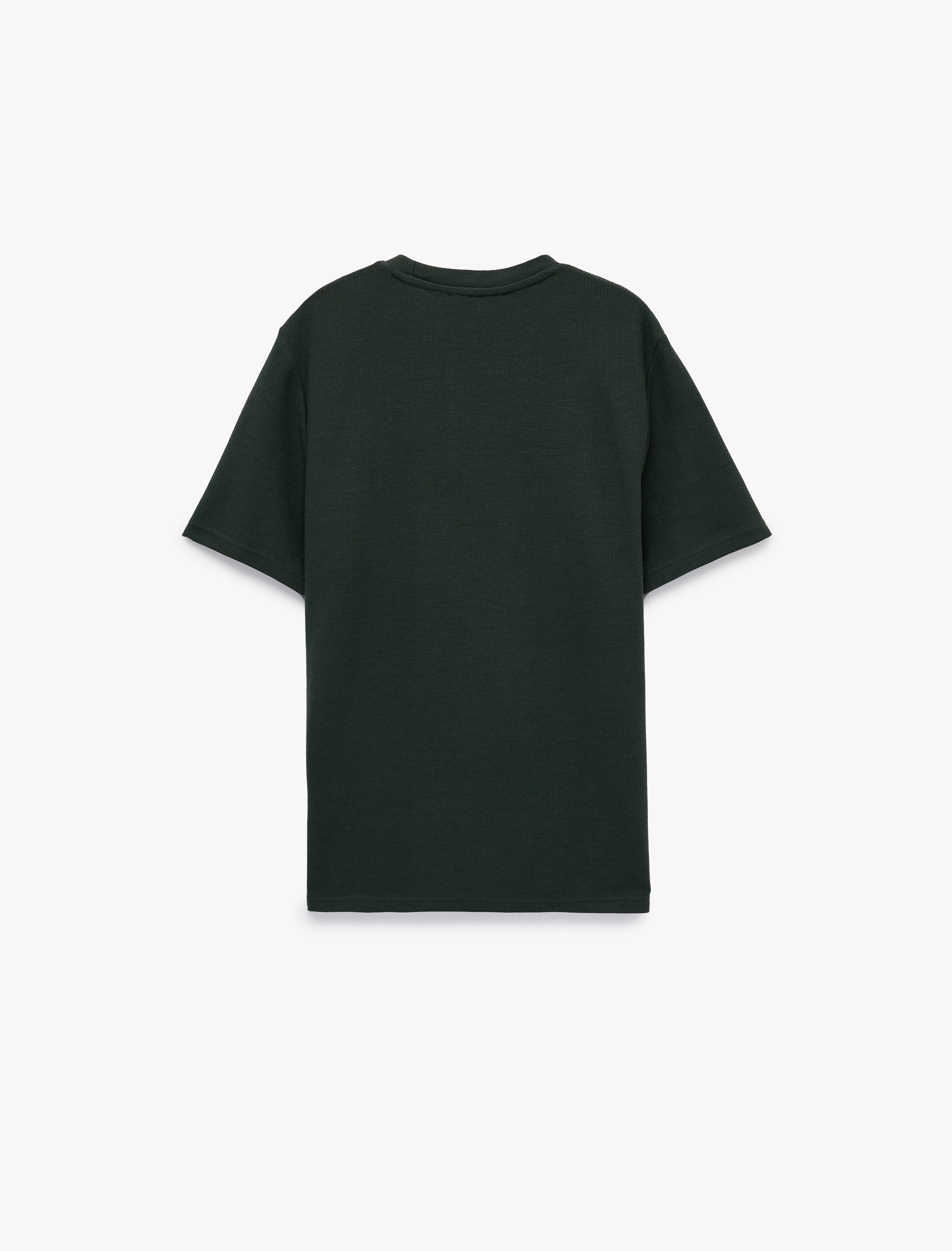   Regular Fit Kısa Kollu Bisiklet Yaka Basic Tişört