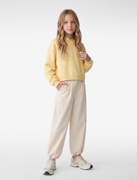 Beli Lastikli Bol Kesim Balon Form Pantolon