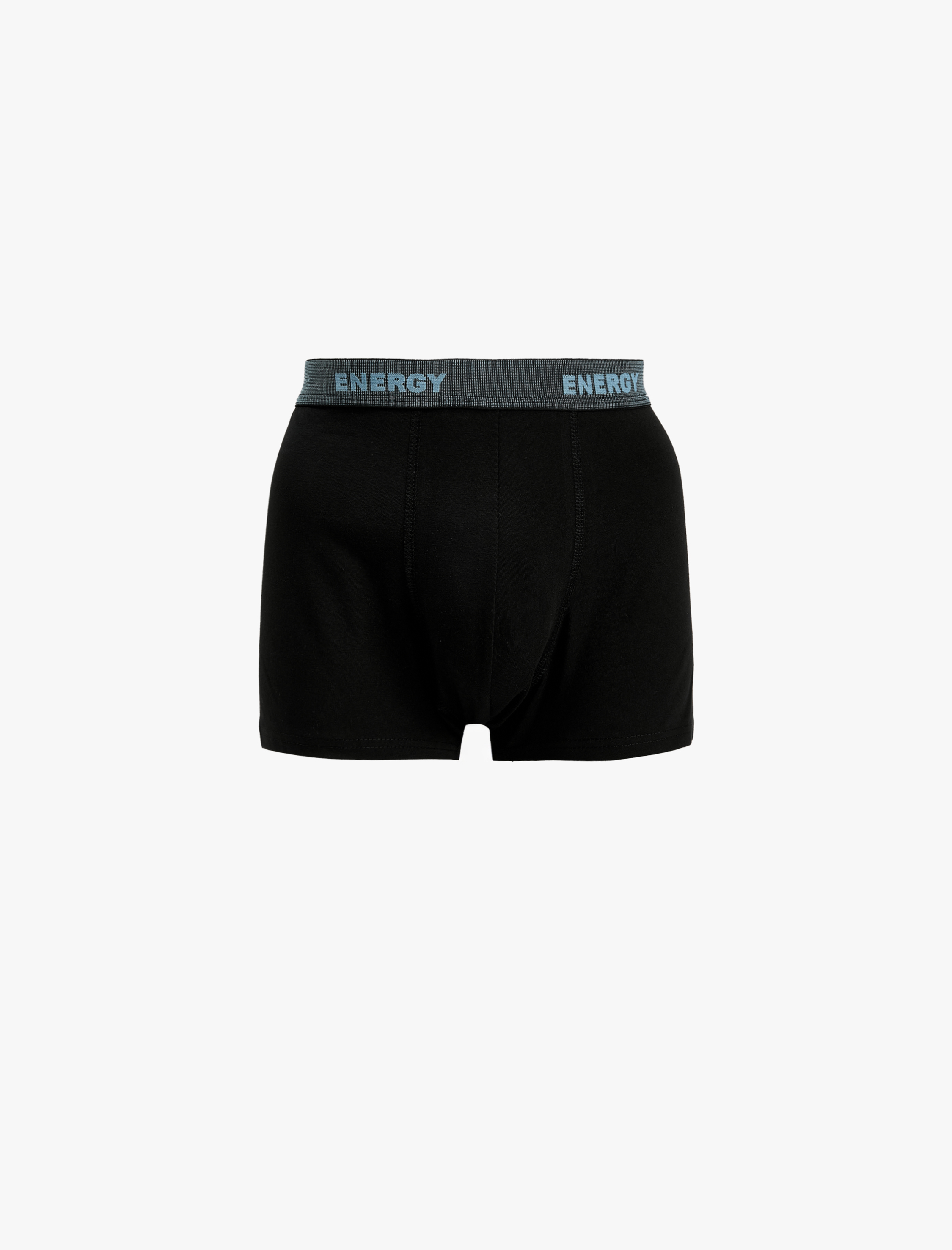   Baskılı Bel Detaylı Pamuklu 3'lü Boxer Seti