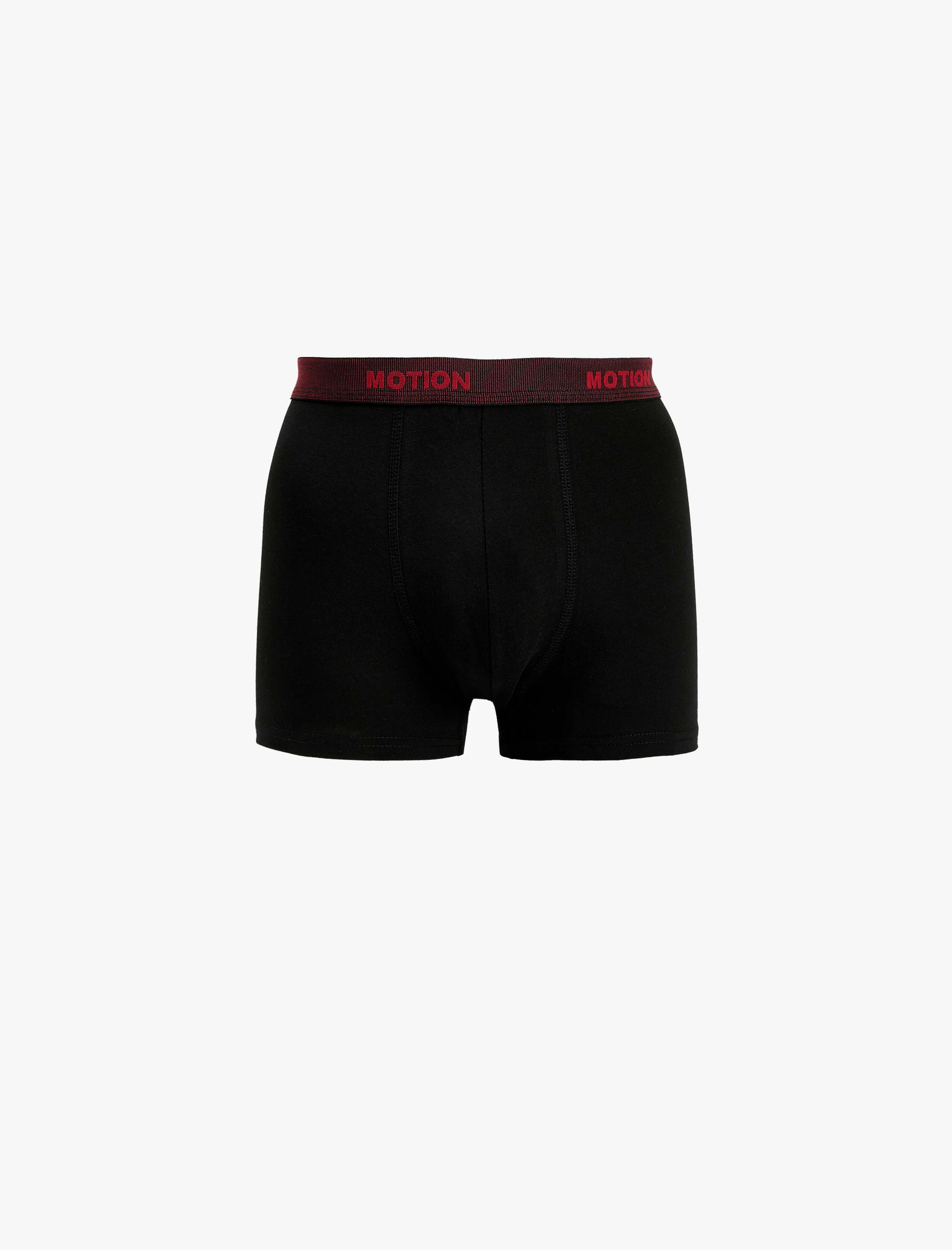   Baskılı Bel Detaylı Pamuklu 3'lü Boxer Seti