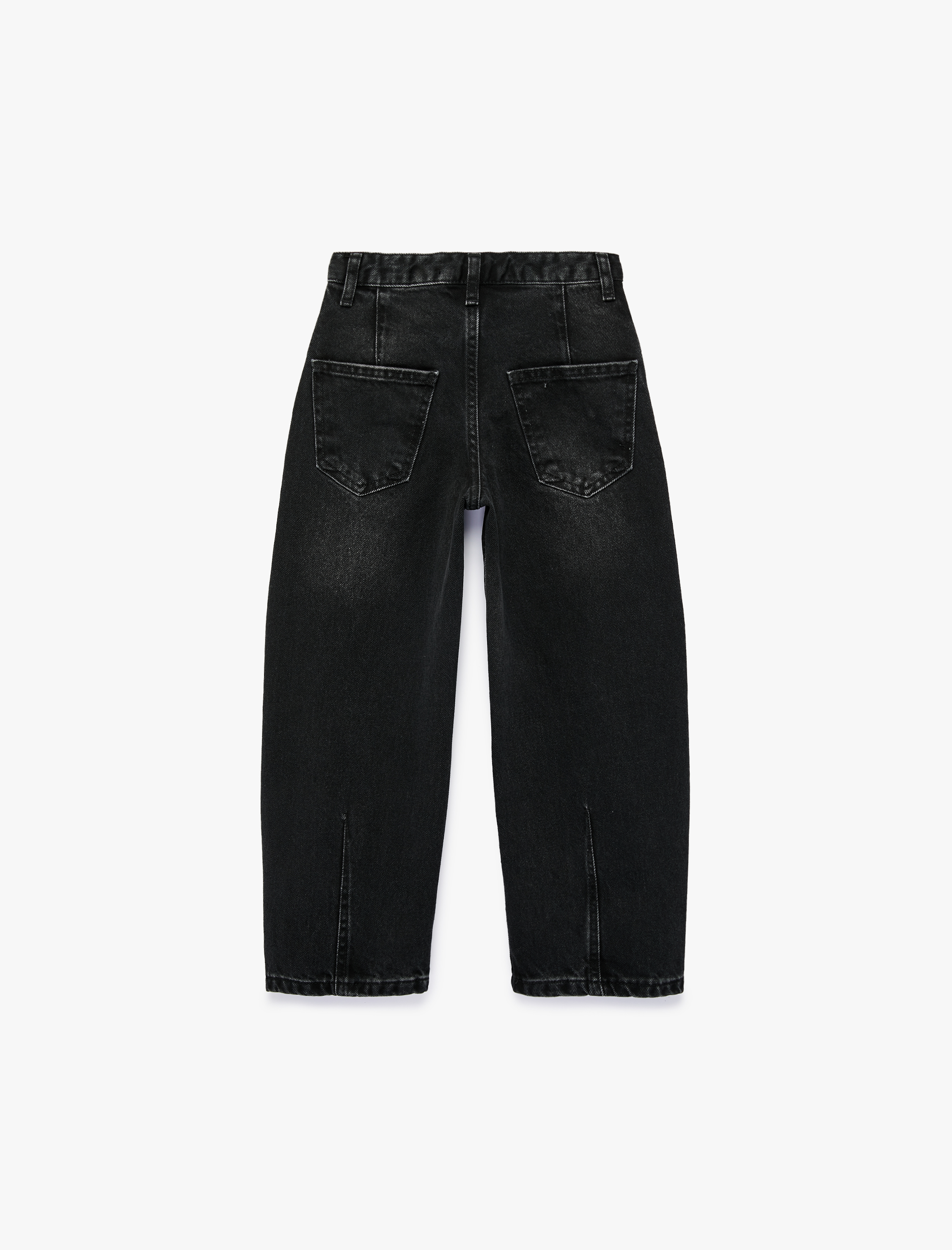  Erkek Çocuk Pamuklu Cepli Rahat Kesim Balon Form Denim Pantolon