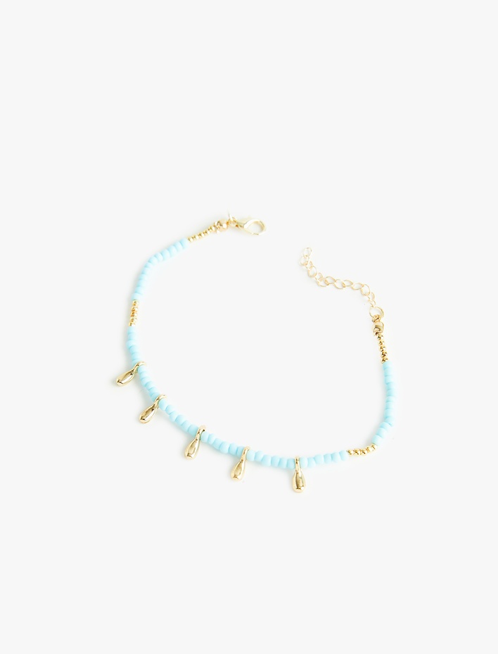 Kadın Charm Detaylı Boncuklu Bileklik