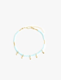 Charm Detaylı Boncuklu Bileklik