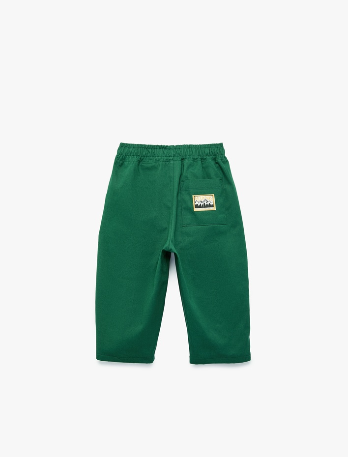 Erkek Bebek Beli Lastikli Oversize Balon Kesim Pantolon