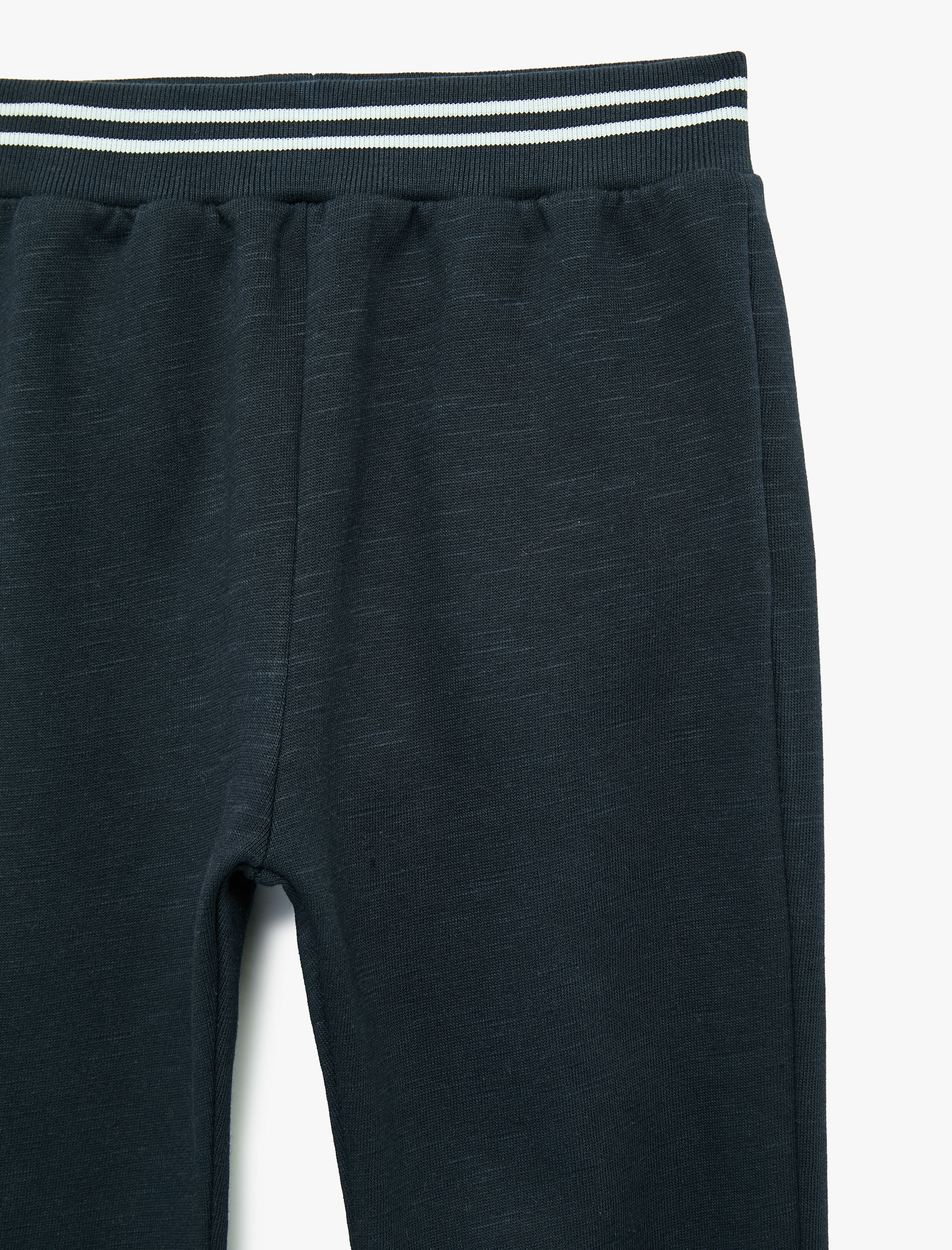  Erkek Bebek Pamuklu Beli Lastikli Şardonlu Jogger Eşofman Altı