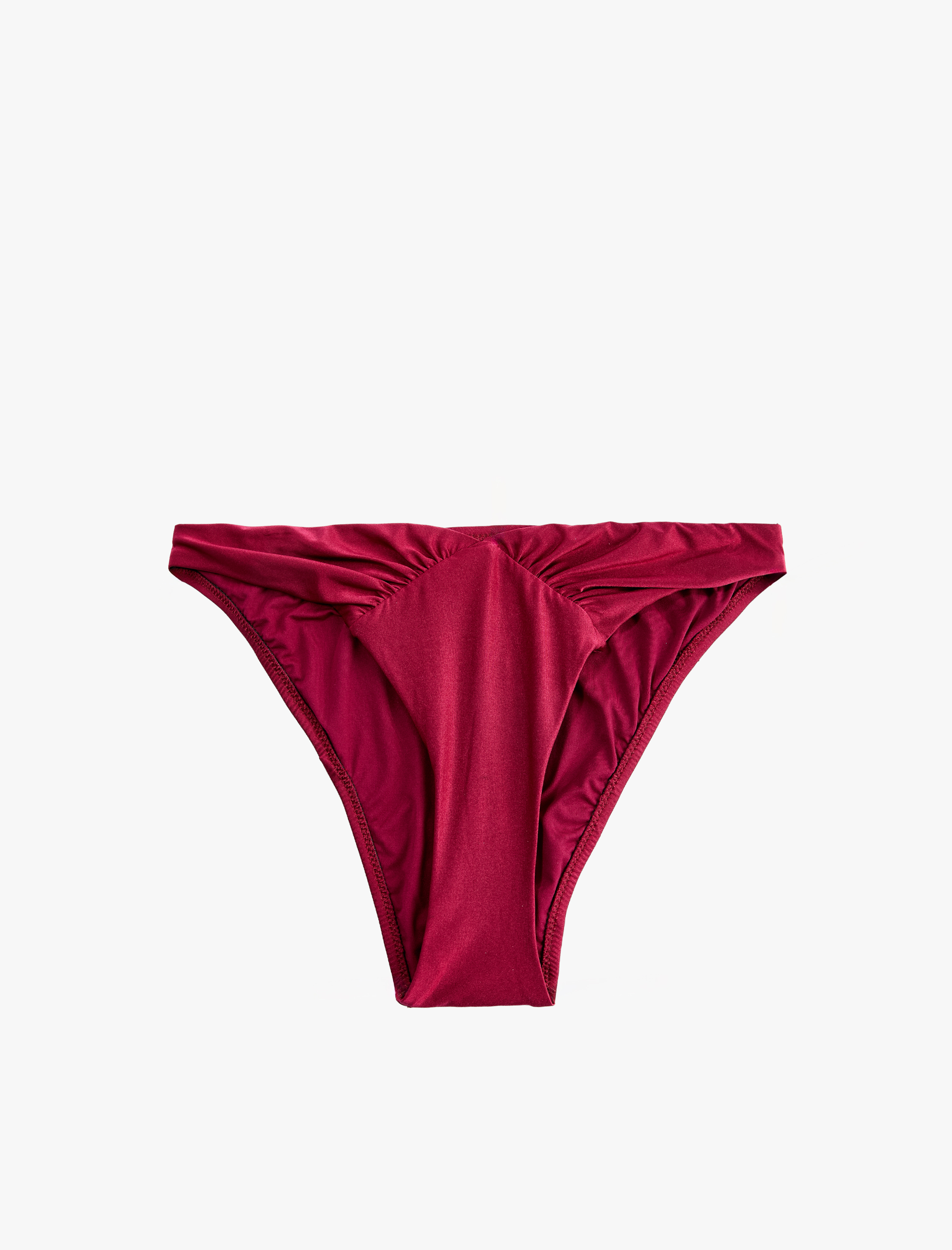   Büzgülü Parlak Brazilian Bikini Altı