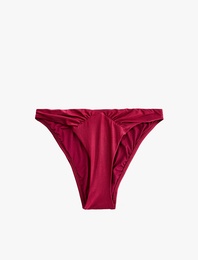 Büzgülü Parlak Brazilian Bikini Altı
