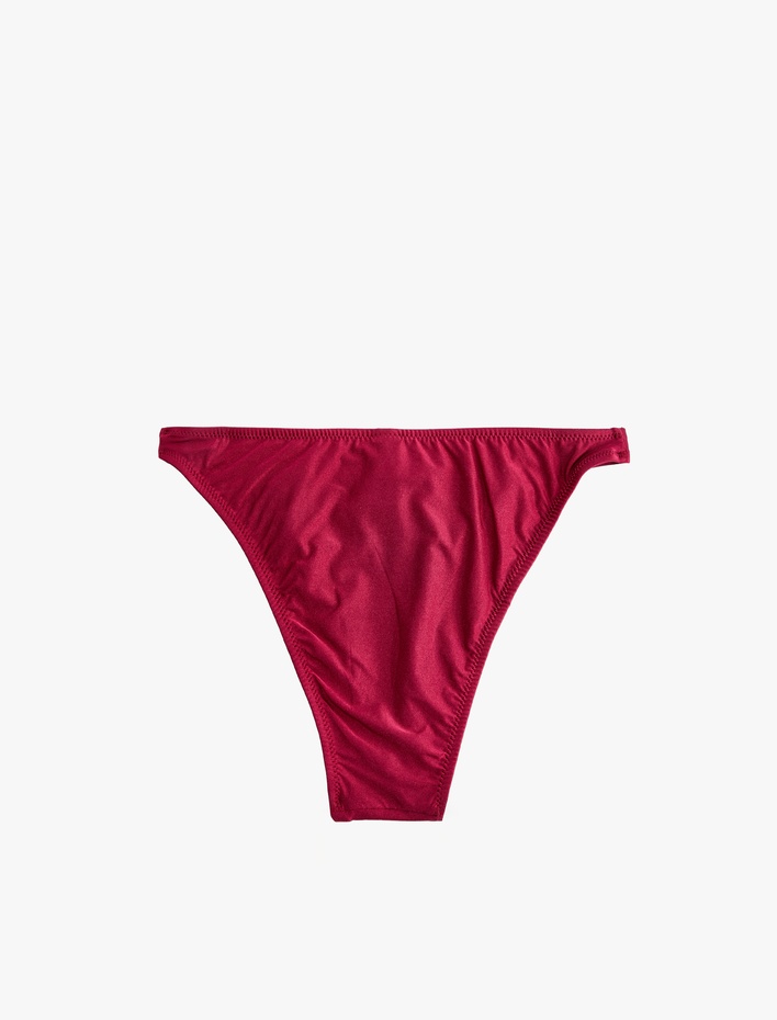  Büzgülü Parlak Brazilian Bikini Altı