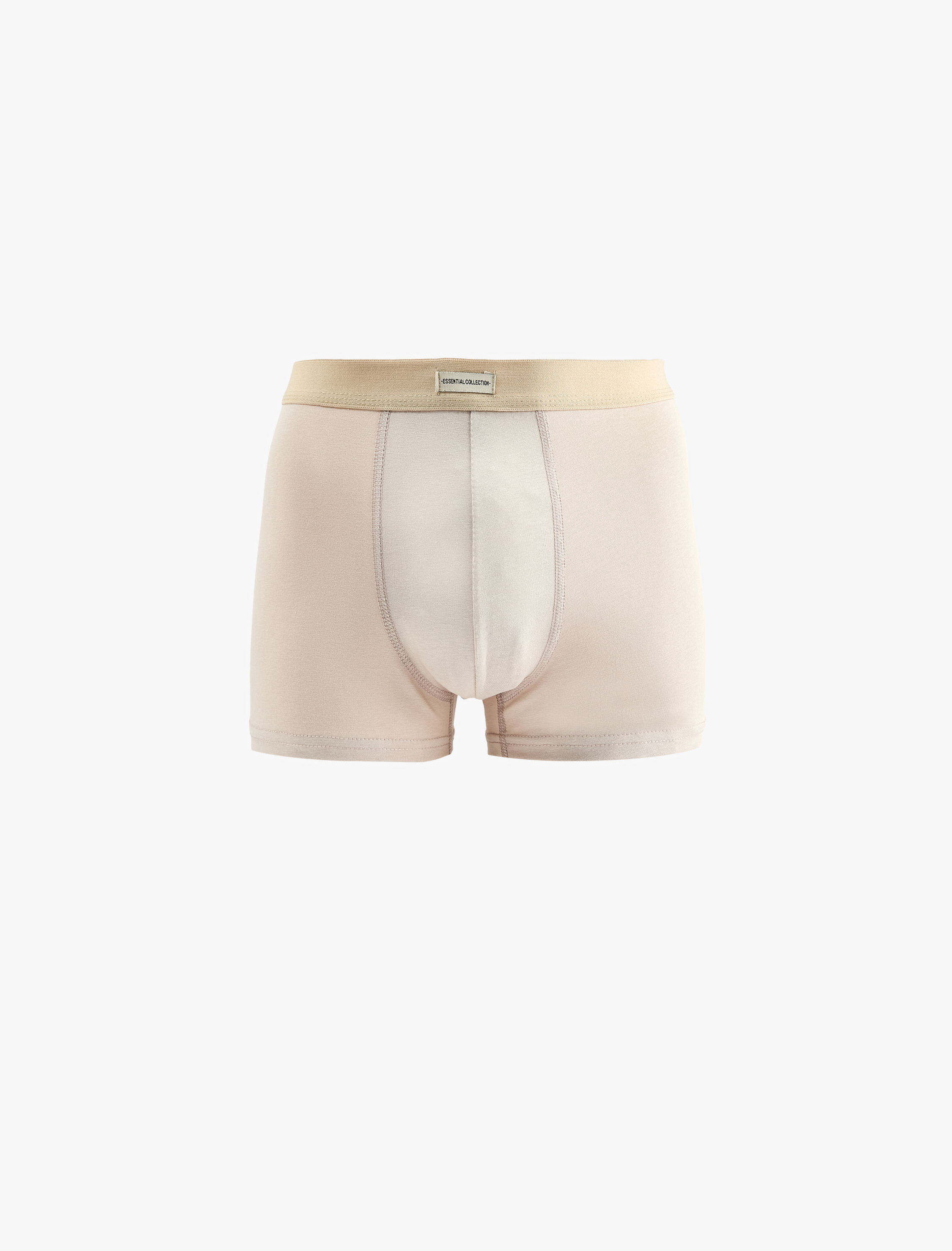   Etiket Detaylı Pamuklu 3'lü Boxer Seti