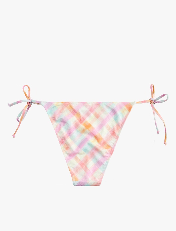  Koton X Sibil Çetinkaya - Yanları İpli Ekose Bikini Altı