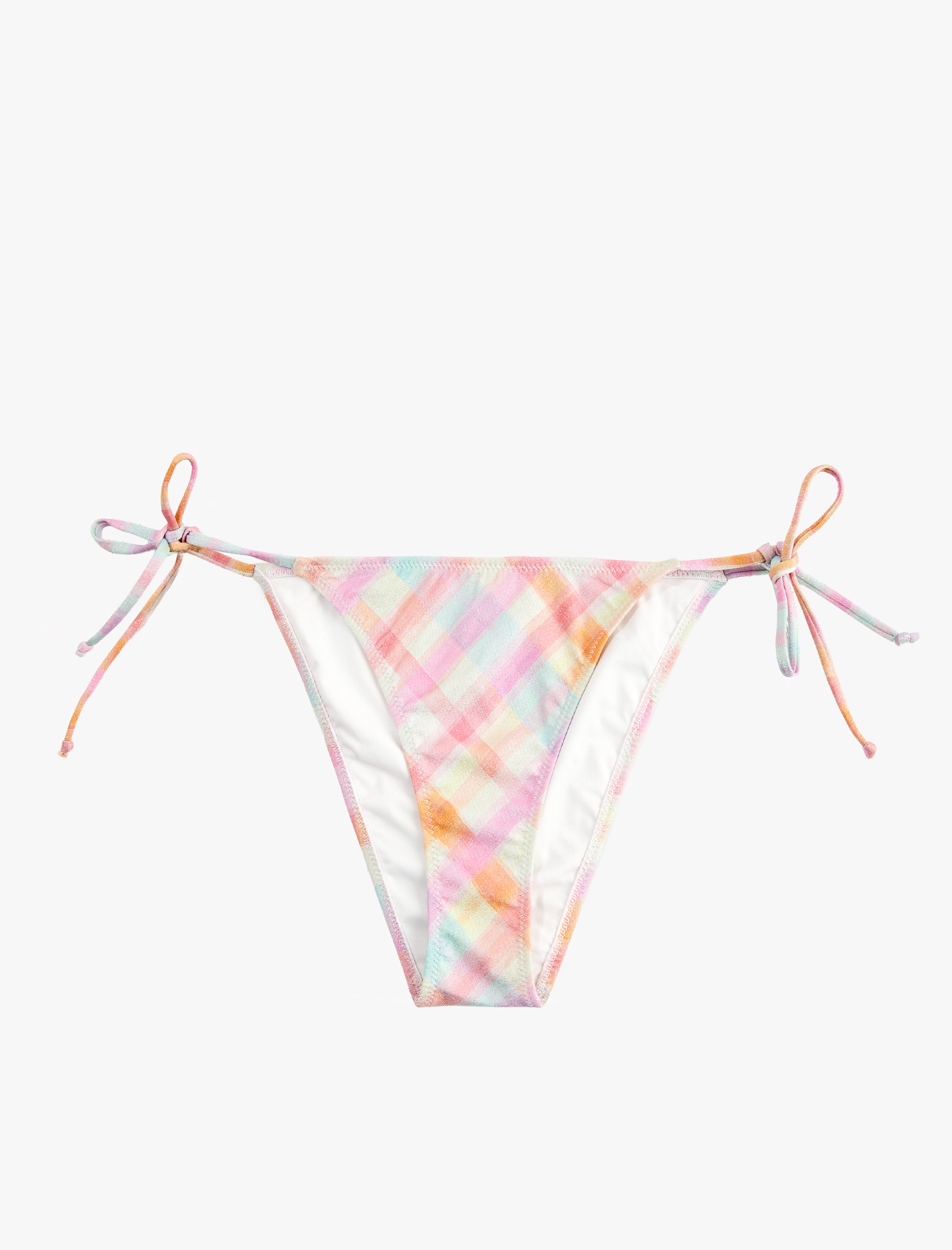   Koton X Sibil Çetinkaya - Yanları İpli Ekose Bikini Altı