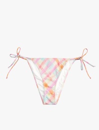 Koton X Sibil Çetinkaya - Yanları İpli Ekose Bikini Altı