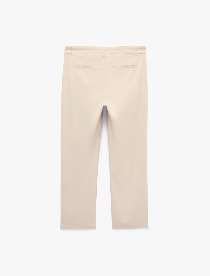  Normal Bel Viskon Karışımlı Kumaş Pantolon
